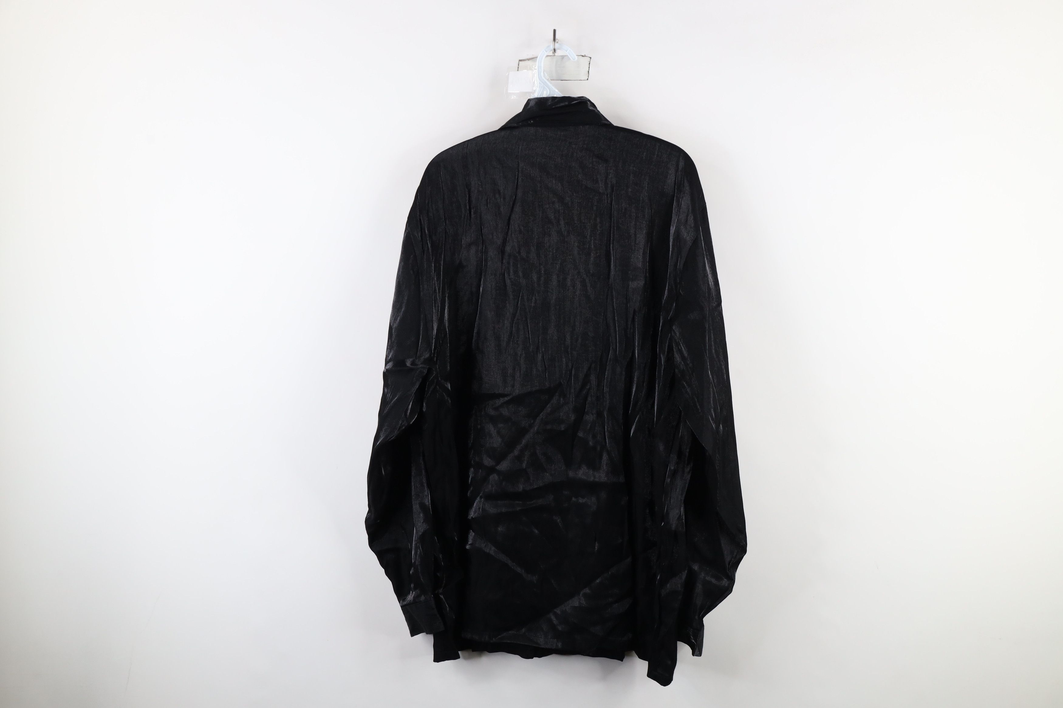 Vintage Vintage 90s Streetwear Disco Dance Collared Button Shirt Size US L / EU 52-54 / 3 - 9 Thumbnail