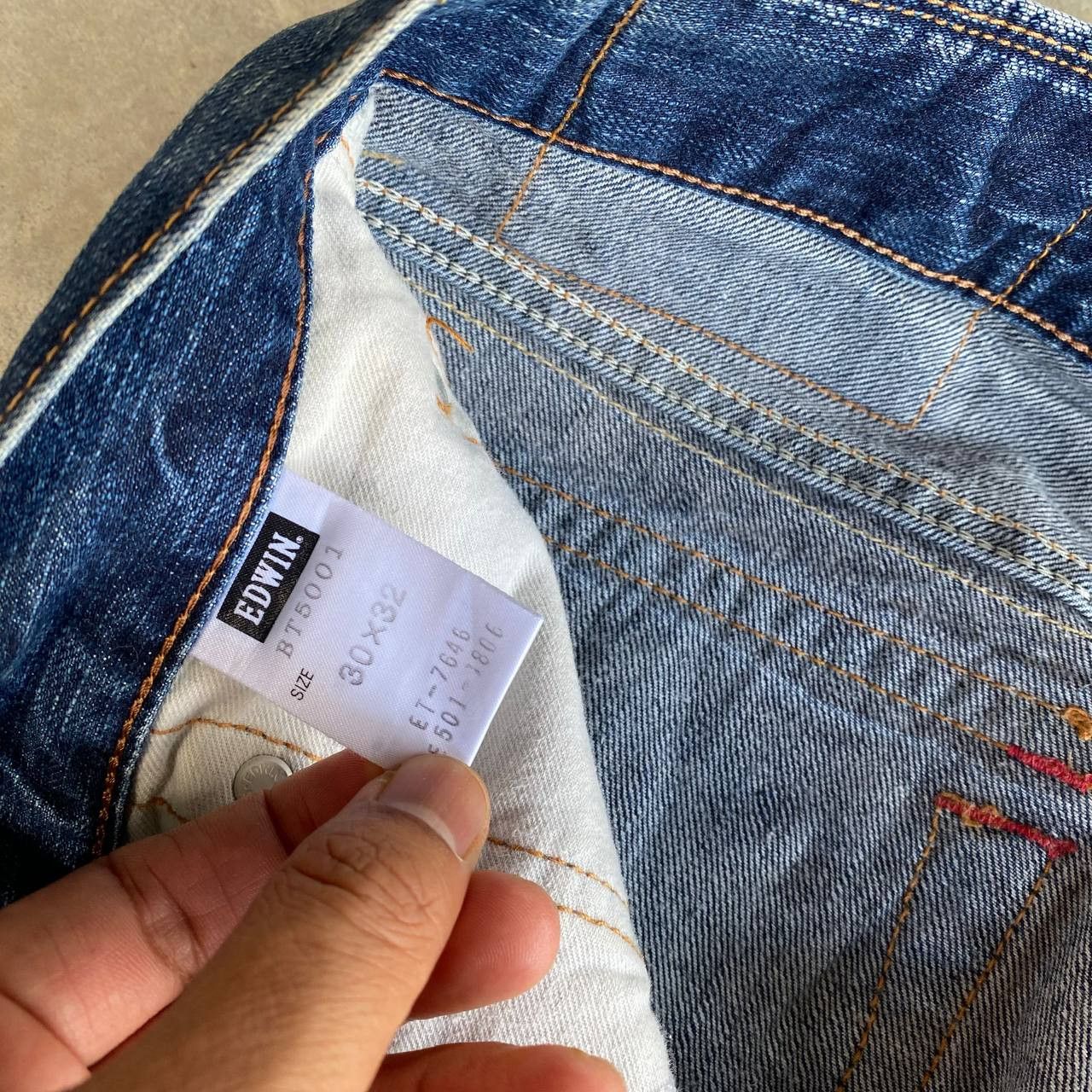 Edwin × Vintage FLARE GHOST CLAWMARK EDWIN BLUETRIP 503 JAPAN BJ03-43 Size US 30 / EU 46 - 2 Thumbnail