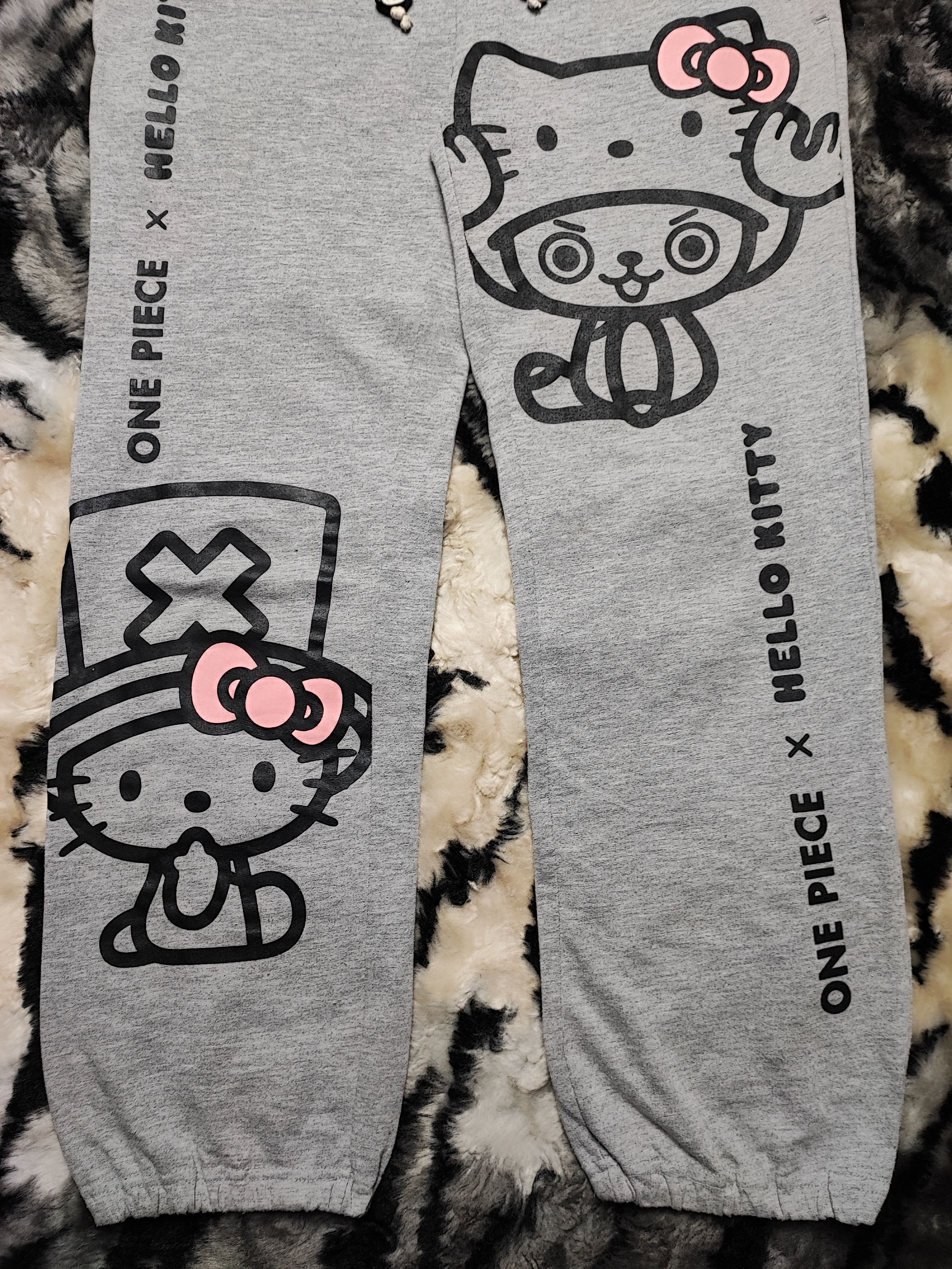 Anime × One Piece ONE PIECE X HELLO KITTY JOGGER SWEATPANTS Size US 33 - 5 Thumbnail