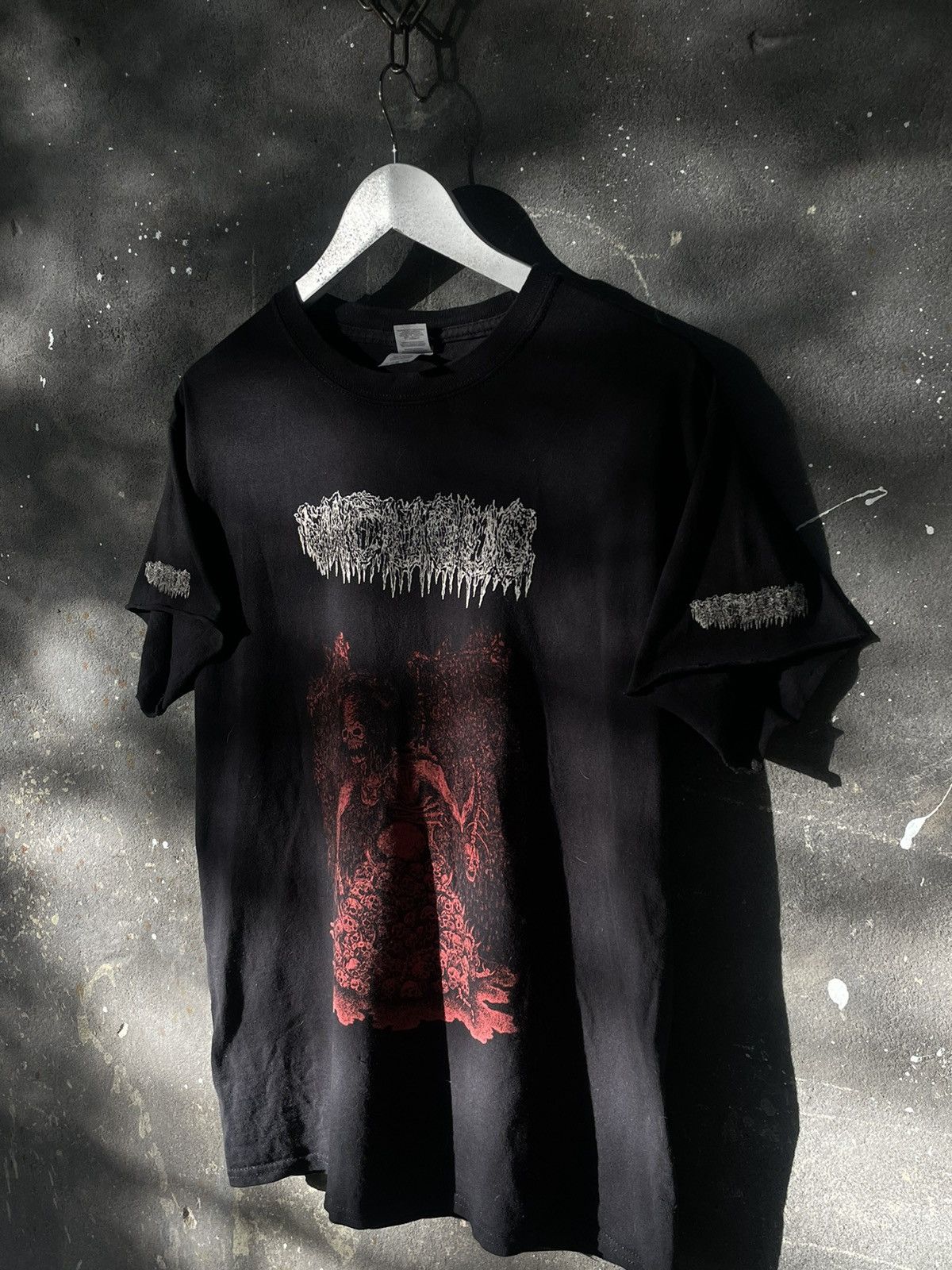 Band Tees × Vintage Vintage Black Hard Metal Skull Marduk T-Shirt Style Size US M / EU 48-50 / 2 - 3 Thumbnail