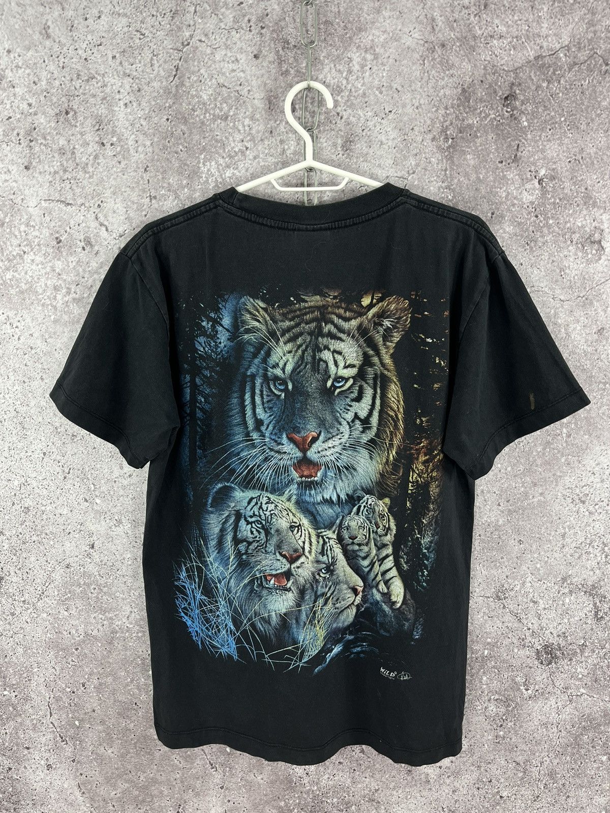 Vintage Vintage Wild Animal Tee Big Double Logo Tiger Size M Size US M / EU 48-50 / 2 - 8 Thumbnail