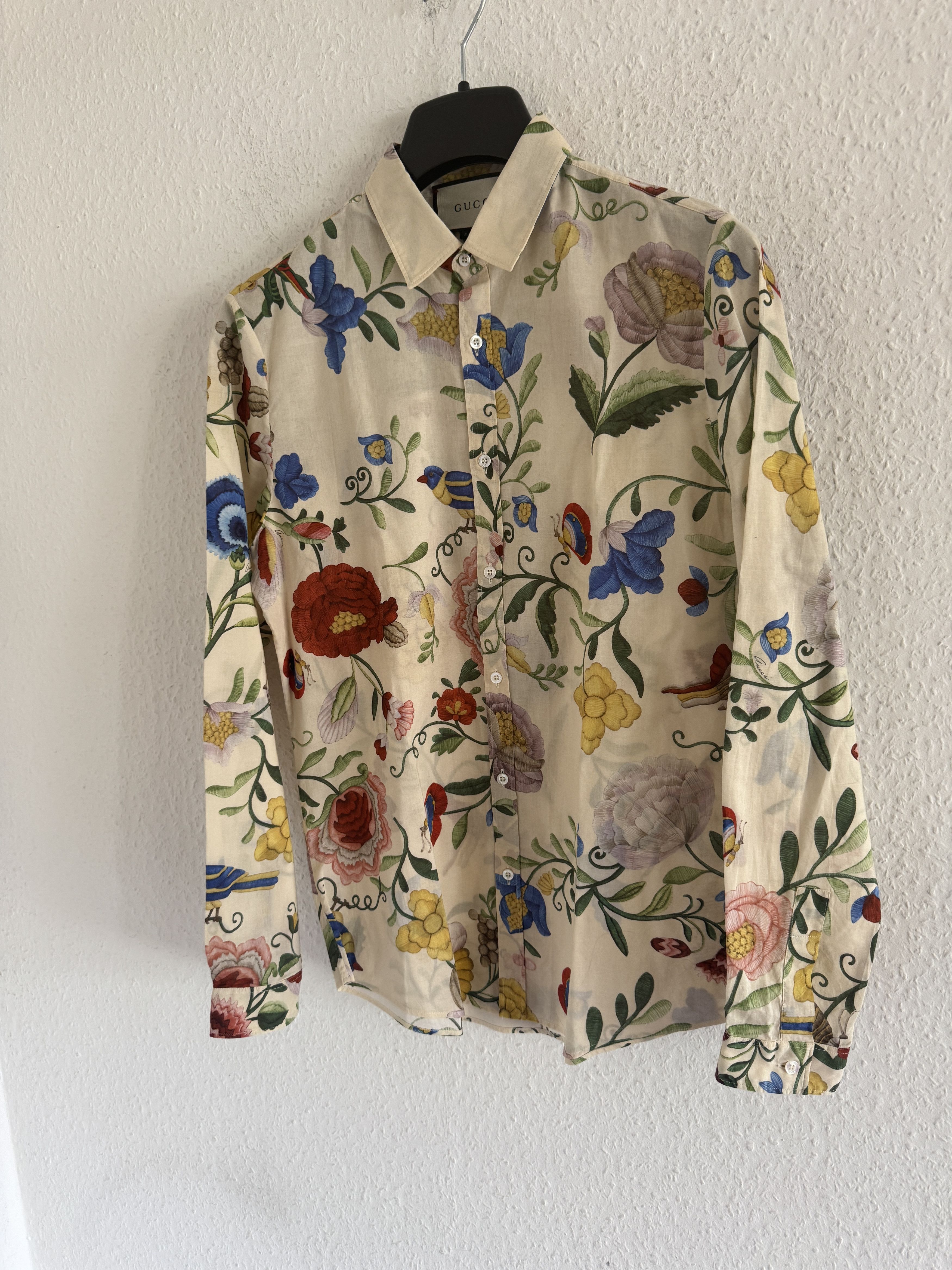 Gucci Duke Floral Button-Up Shirt Size US M / EU 48-50 / 2 - 10 Thumbnail