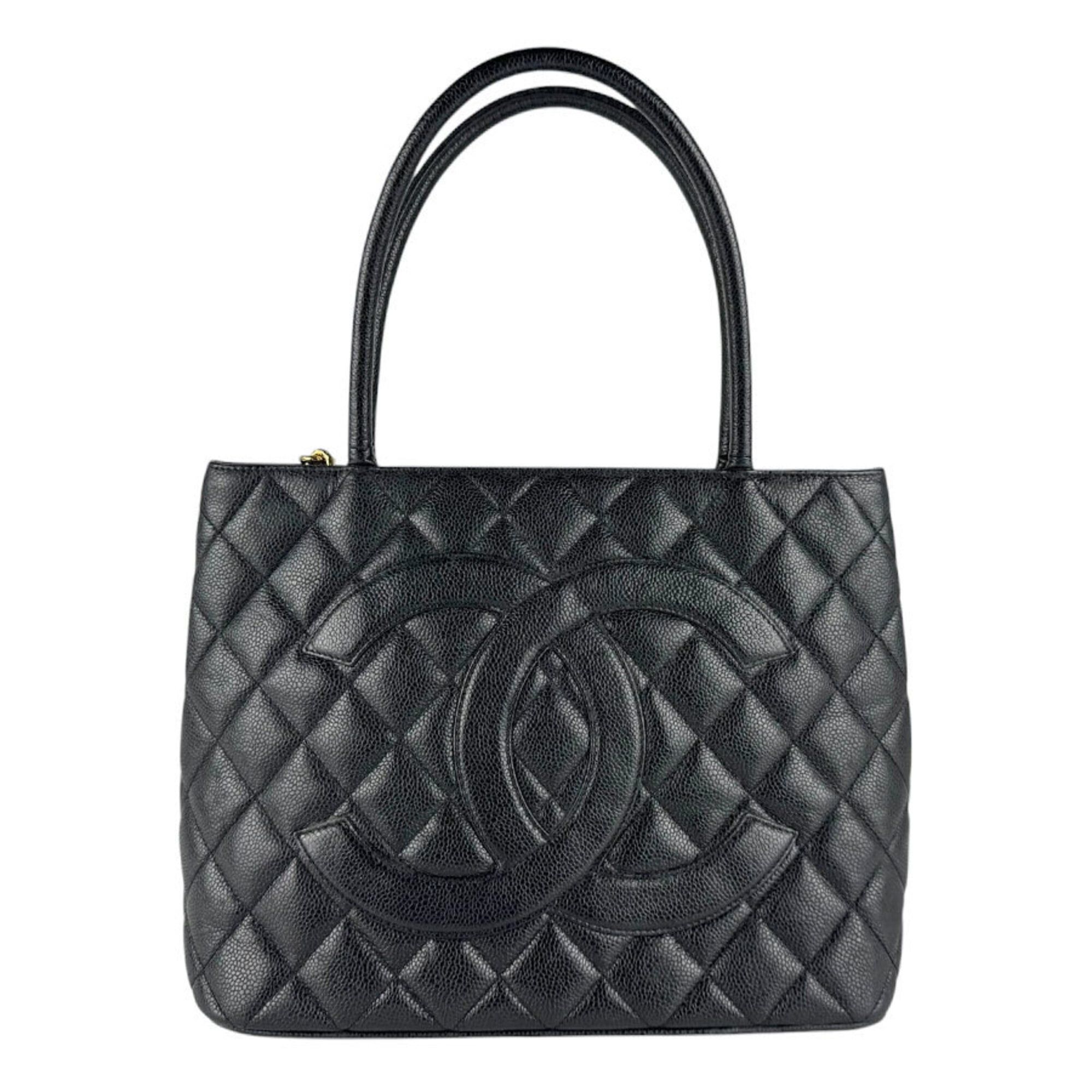 Chanel Chanel Handbag Reissue Tote Caviar Leather Black Women's z9455 Size ONE SIZE - 1 Thumbnail