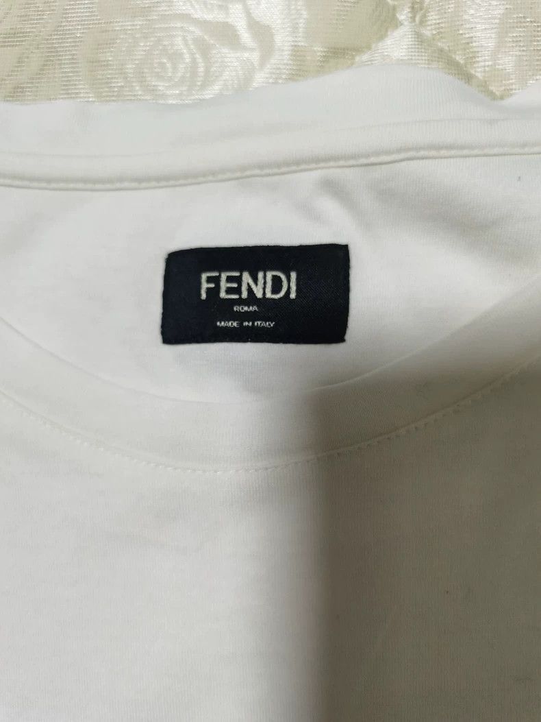 Fendi FENDI Mesh Pocket Short Sleeve TShirt Size US L / EU 52-54 / 3 - 4 Thumbnail