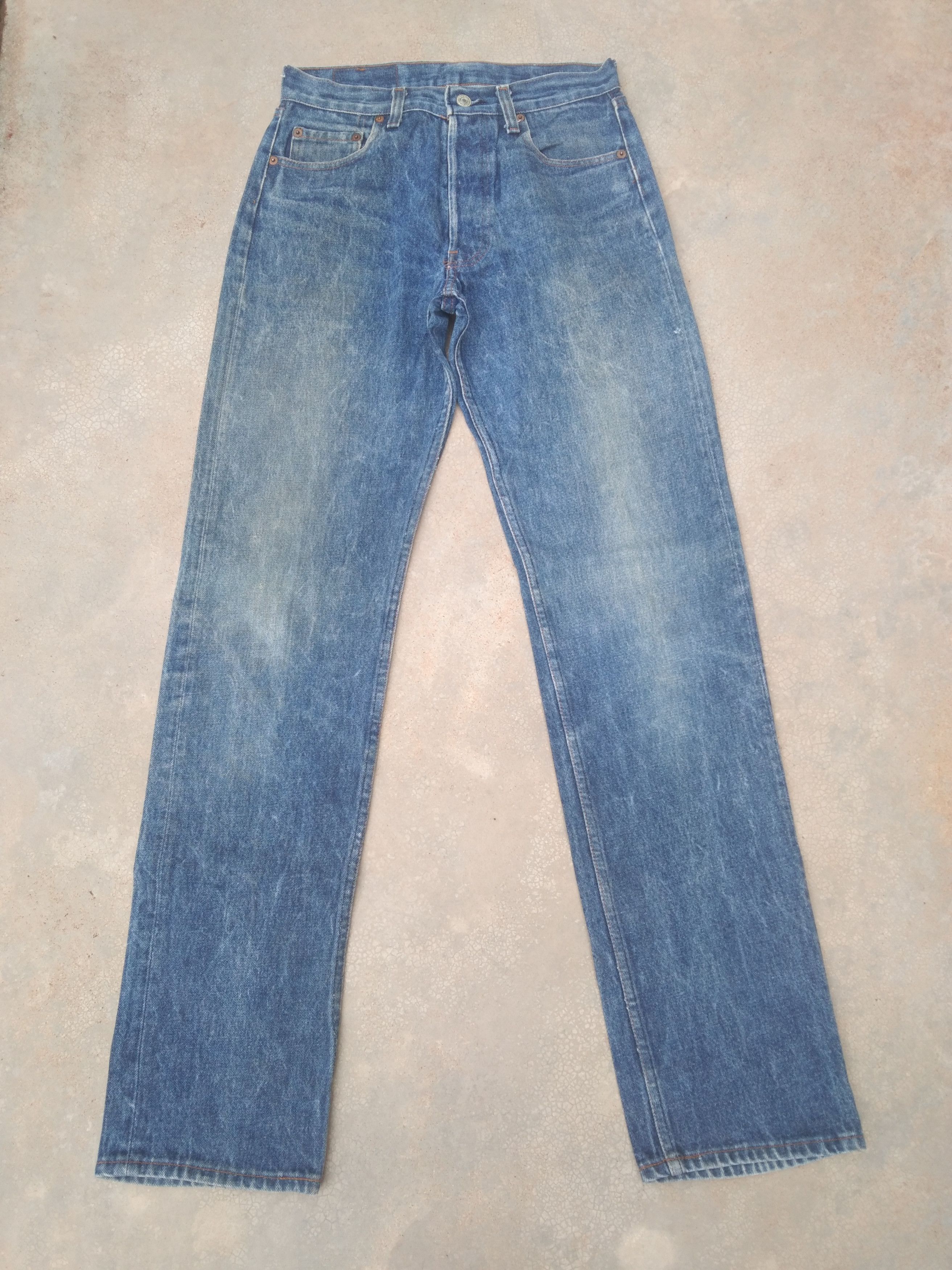 Levi's × Vintage 80s Vintage Levis 501 Made In USA Denim Jeans 28x33 Size US 28 / EU 44 - 1 Thumbnail