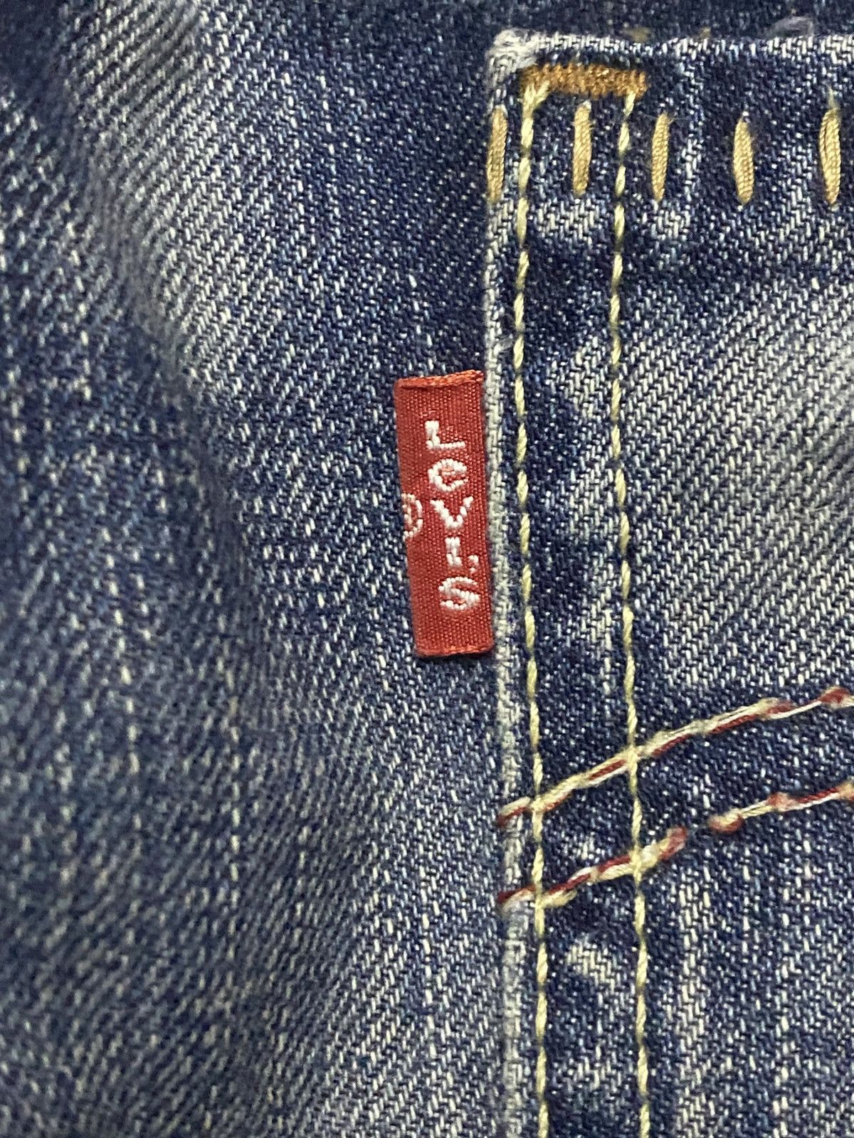 Levi's Levis Japan Redloop Fade Wash Distressed Loose Jeans Size US 33 - 14 Thumbnail