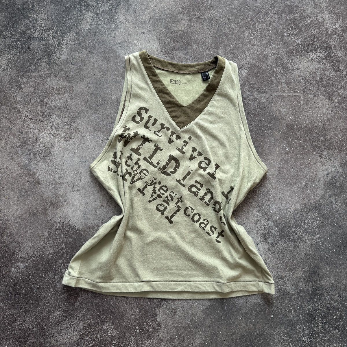 Hysteric Glamour Amazing Y2K Grunge Vintage Military Style Tank Top Size L / US 10 / IT 46 - 1 Thumbnail