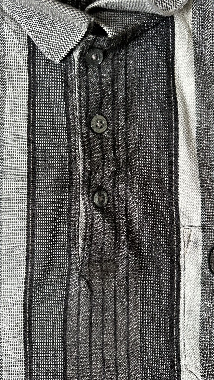 VINTAGE GIANNI VALENTINO POLO TEE STRIPES