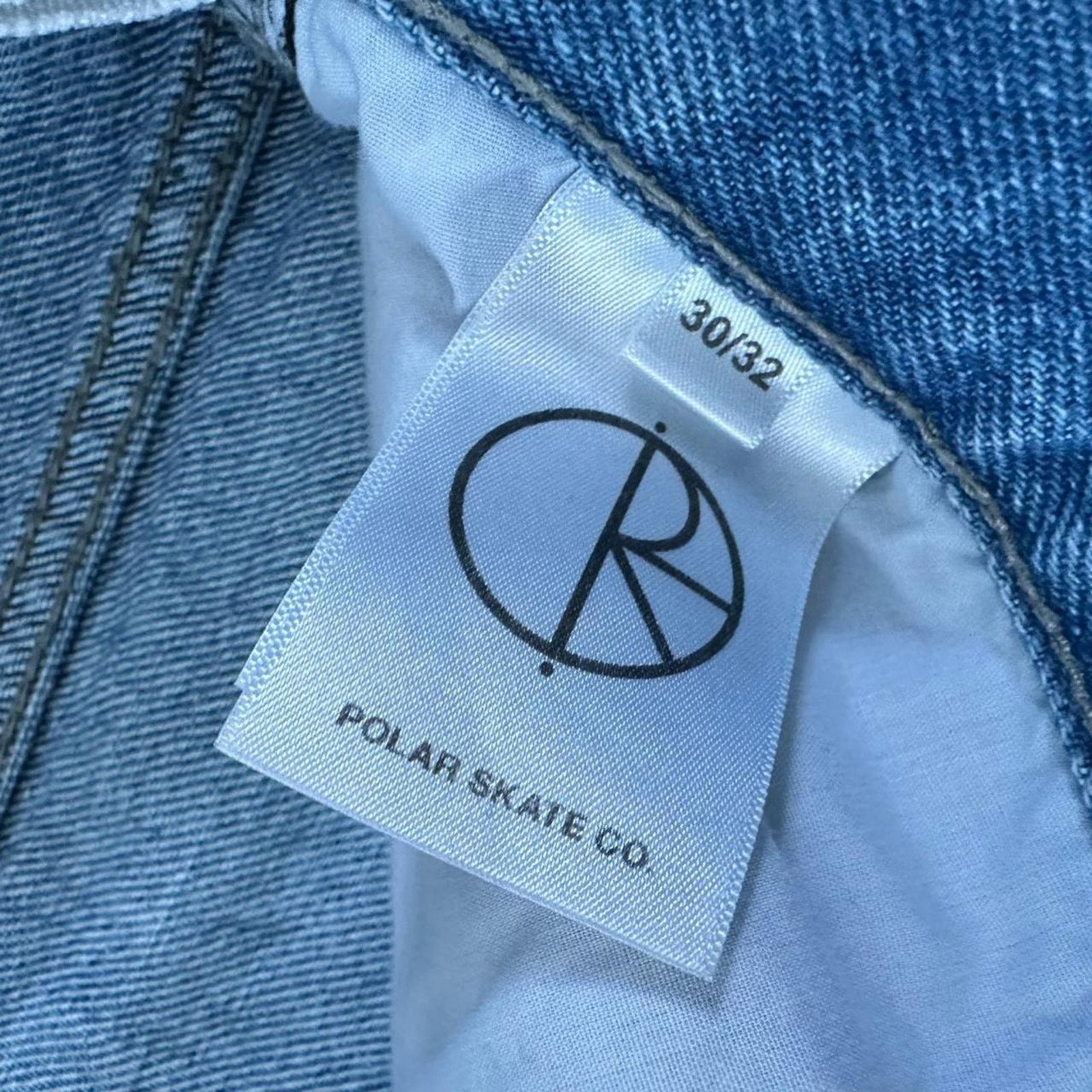 Polar Skate Co. Polar Skate Co Baggy Blue Jeans Grunge Streetwear size 30x32 Size US 30 / EU 46 - 5 Thumbnail