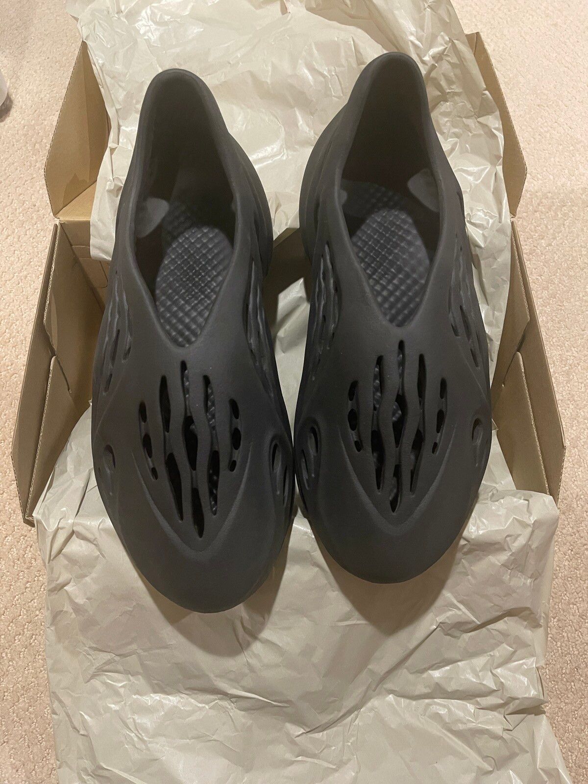Adidas Yeezy Foam Runners Onyx | Grailed
