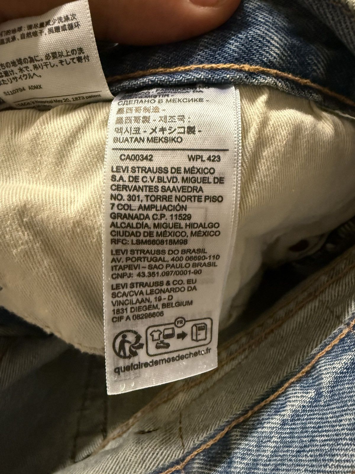 DENIM TEARS Denim Tears x Offset 501 Jeans Light Wash Size US 38 / EU 54 - 7 Thumbnail