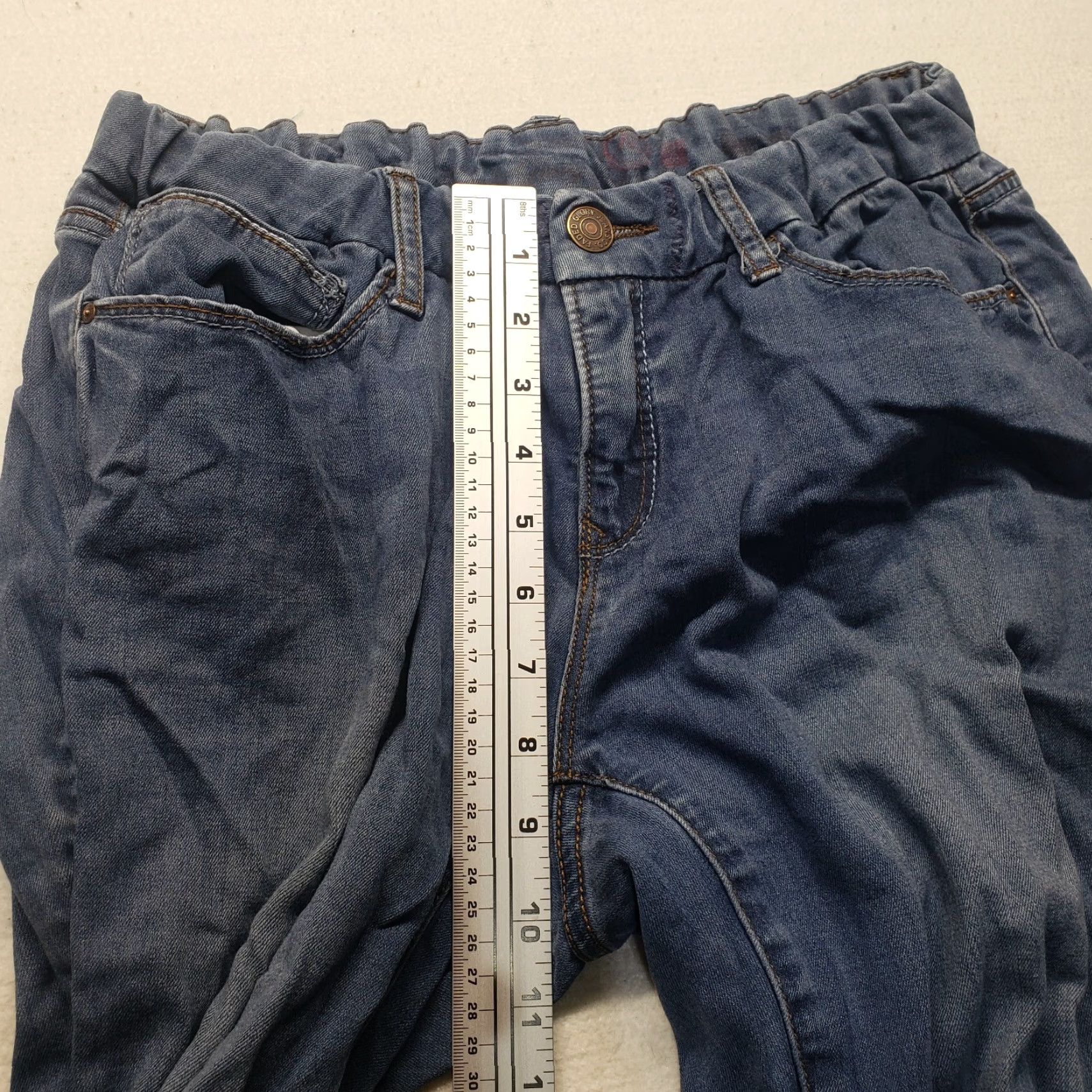 Faded Glory Faded Glory Jeans Denim 5 Pocket Dark Wash Women Adult 8A Jeans Slimming Stretch Size 30" / US 8 / IT 44 - 5 Thumbnail