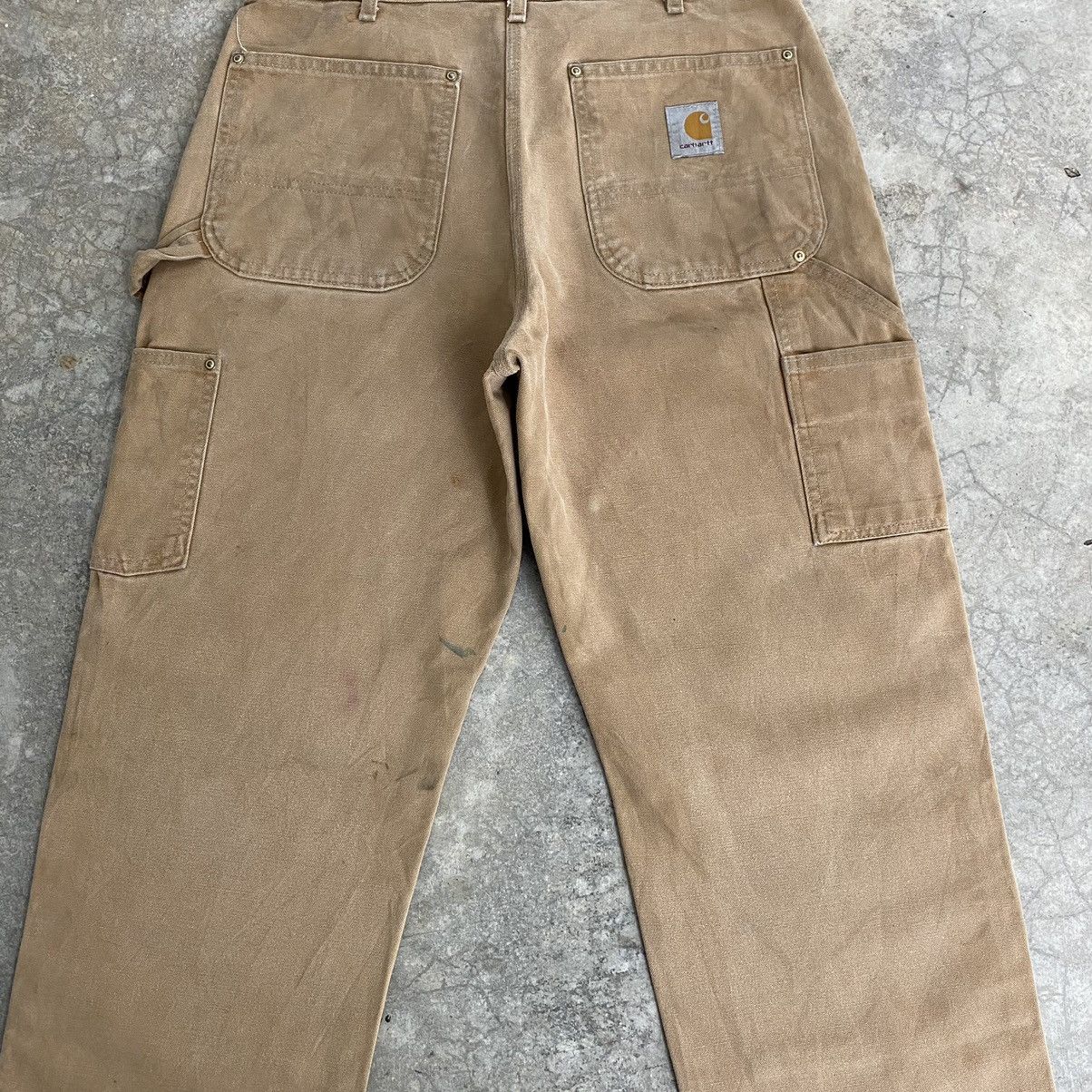 Carhartt VTG Carhartt Double Knee Raw Hem Dirty Carpenter Pants Size US 32 / EU 48 - 14 Thumbnail