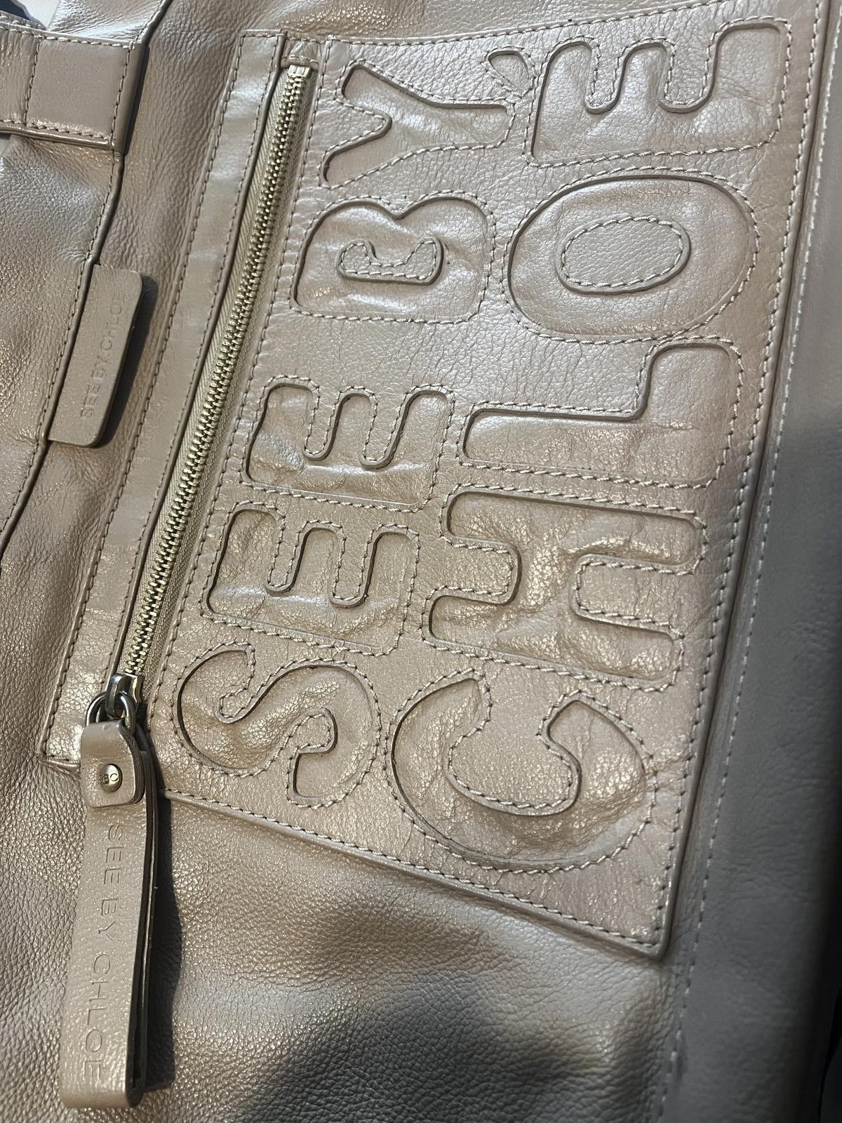 Other See by Chloé Beige Leather Tote Bag Size ONE SIZE - 4 Thumbnail