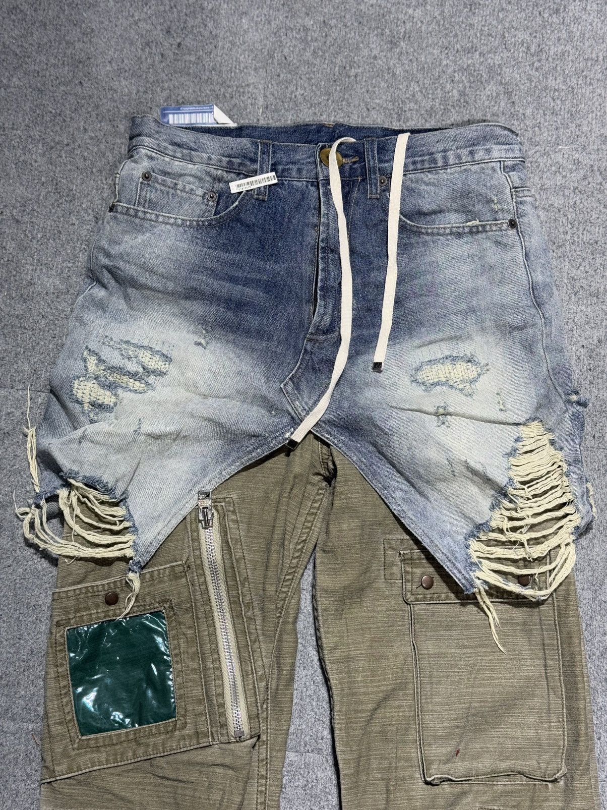 Maison MIHARA YASUHIRO Miharayasuhiro Destroy Splicing Overalls Size US 44 / EU 60 - 2 Thumbnail