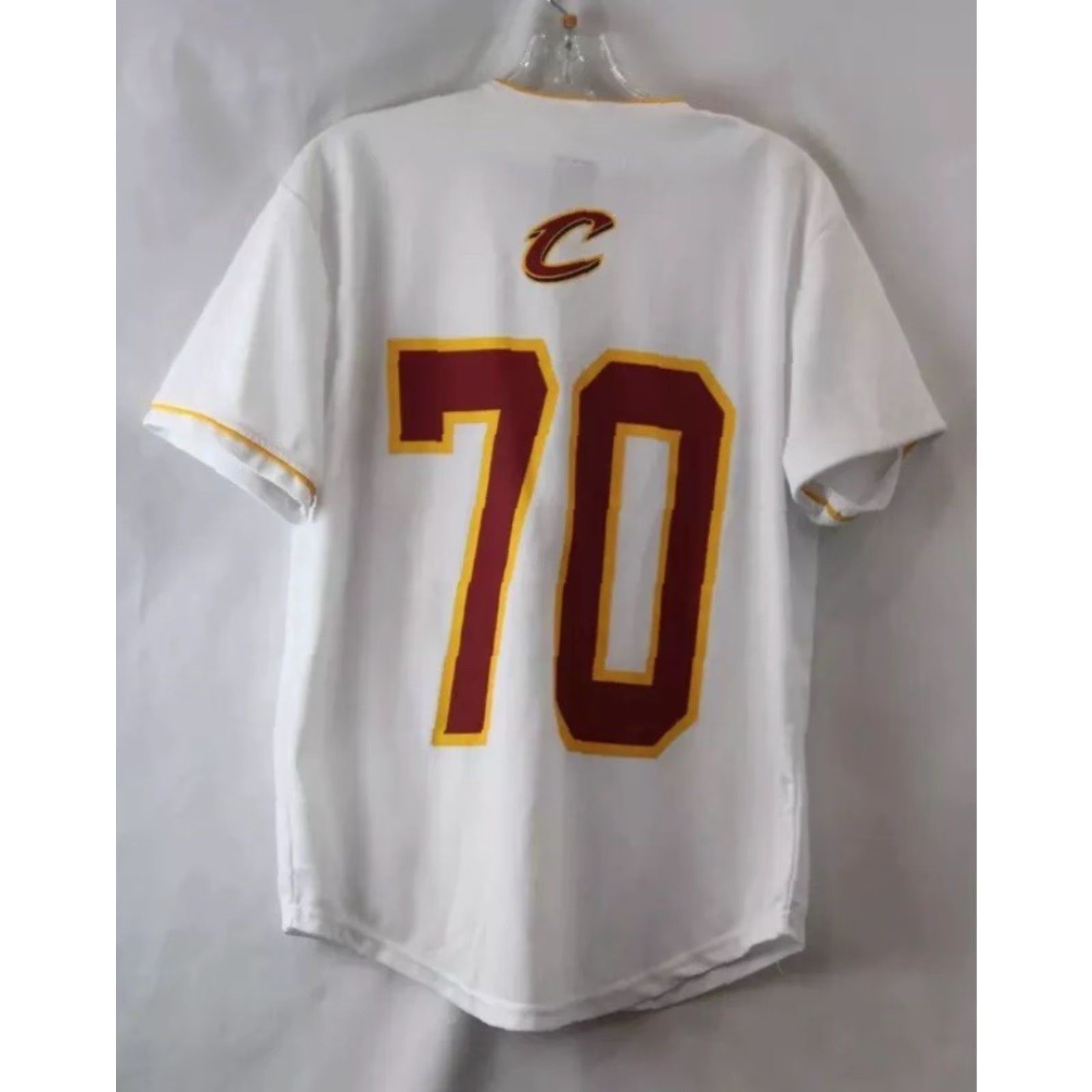 NBA VINTAGE Women’s NBA Cleveland Cavaliers Basketball #70 ButtonUp Baseball Jersey Size Sm Size S / US 4 / IT 40 - 2 Thumbnail