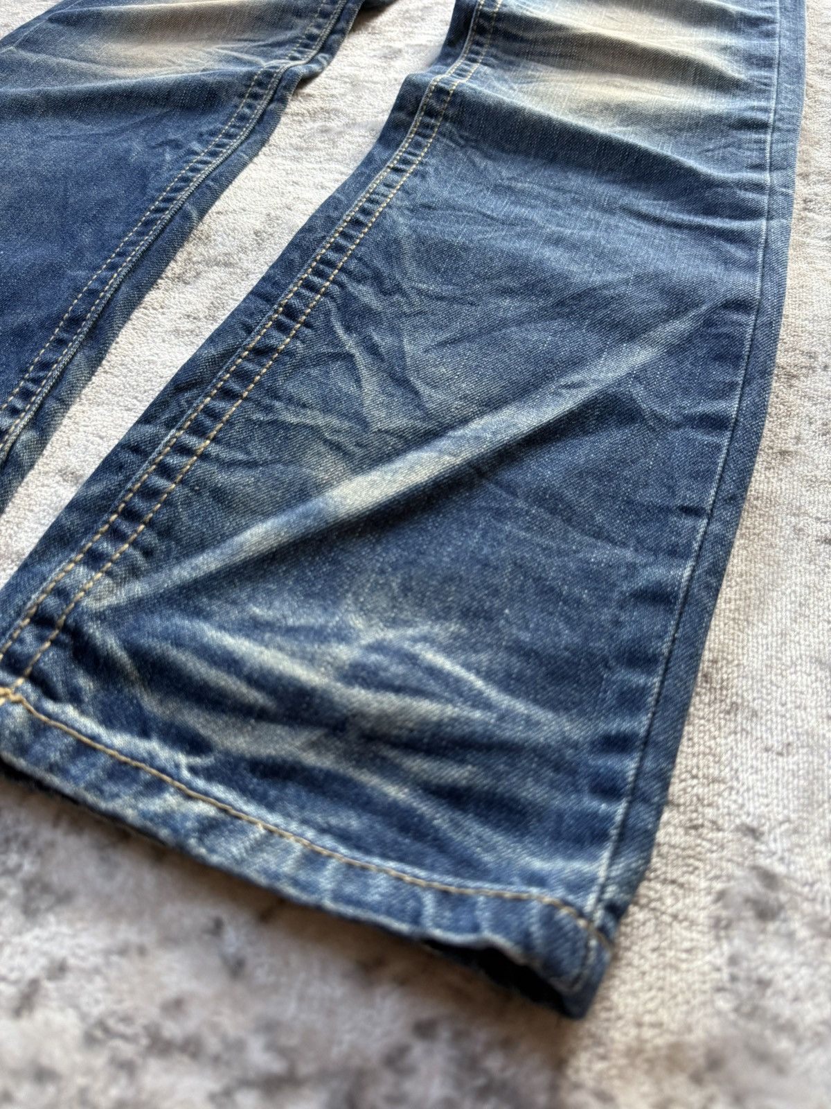Hysteric Glamour × Playboy Yoshitomo Lolita Embellished Studded Shadow Wash Jeans Size US 29 - 12 Thumbnail