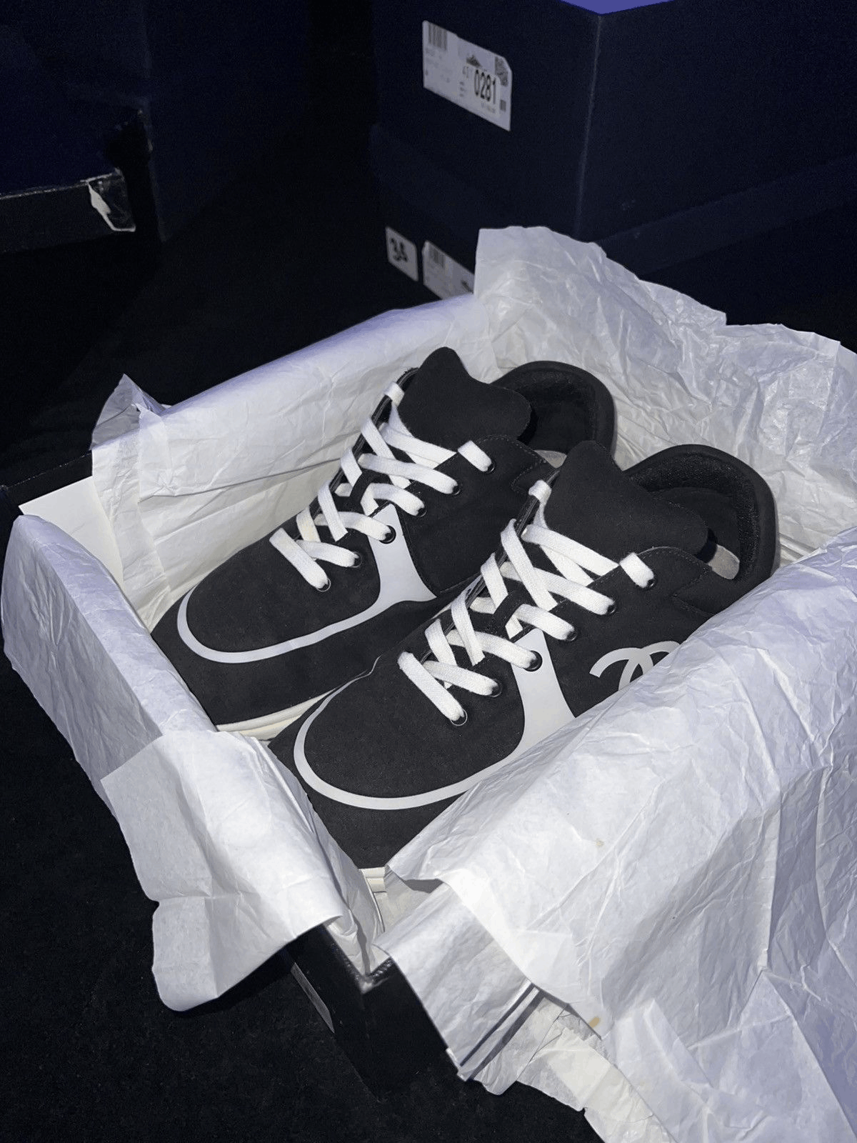 Chanel Chanel CC Trainer “BlackWhite” Size US 11 / EU 44 - 10 Thumbnail