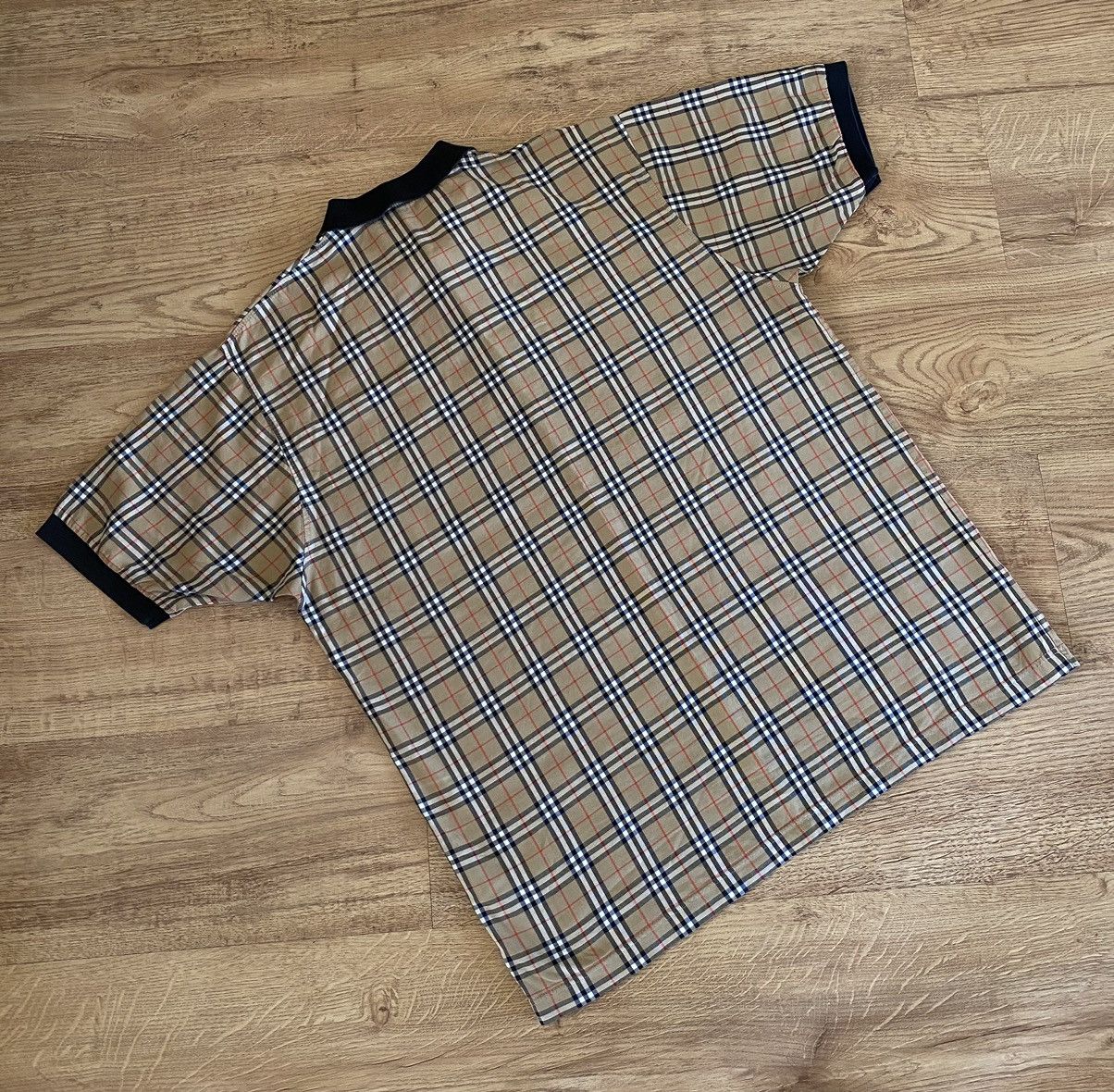 Burberry Burberry’s Nova Check Polo x Vintage x Luxury Size US L / EU 52-54 / 3 - 9 Thumbnail