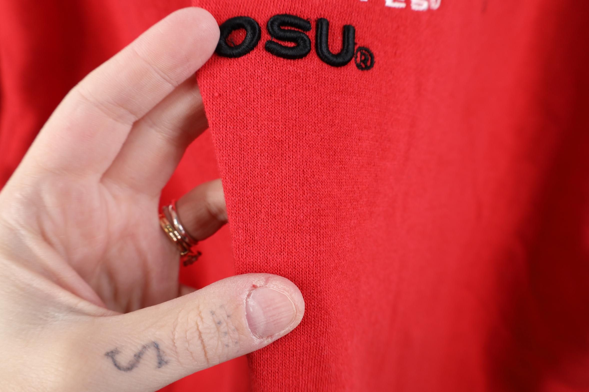 Vintage Vintage 90s Ohio State University Football Jersey Sweatshirt Size US XL / EU 56 / 4 - 6 Thumbnail