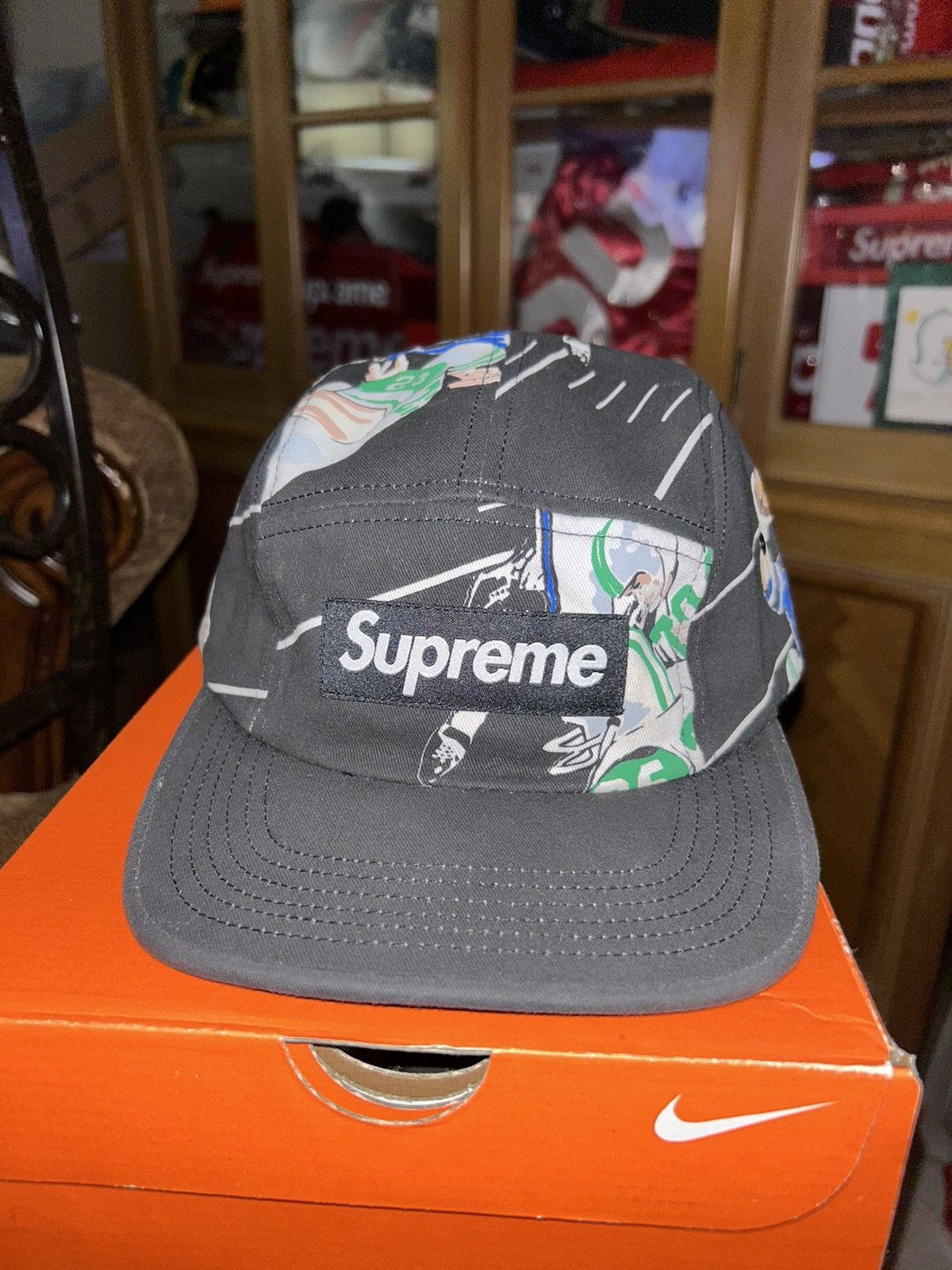 Supreme Supreme Football 5 Panel Camp Cap FW13 NEW Size ONE SIZE - 1 Thumbnail
