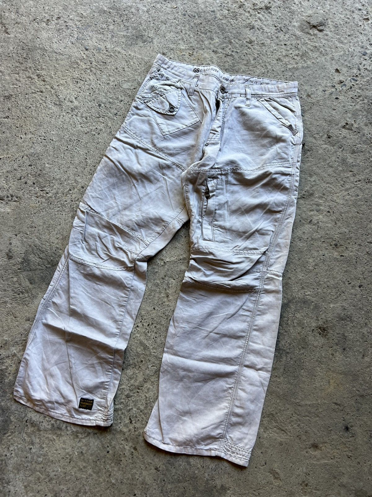 Vintage 🔥 Vintage Balenciaga Style G-Star Bondage Cargo Pants 90s Size US 34 / EU 50 - 6 Thumbnail