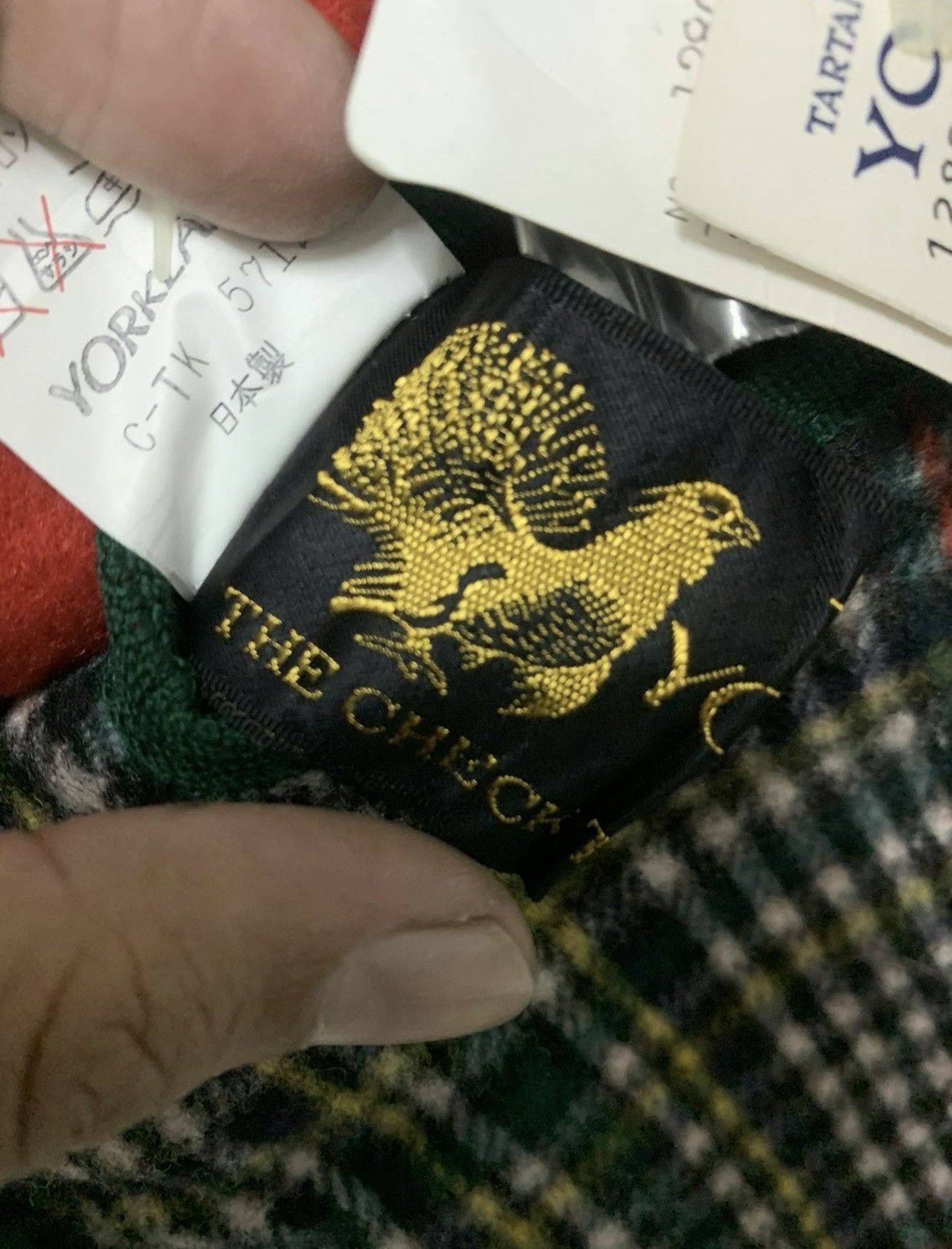 Japanese Brand × Vintage Double breasted tartan checked jacket Size L / US 10 / IT 46 - 7 Thumbnail
