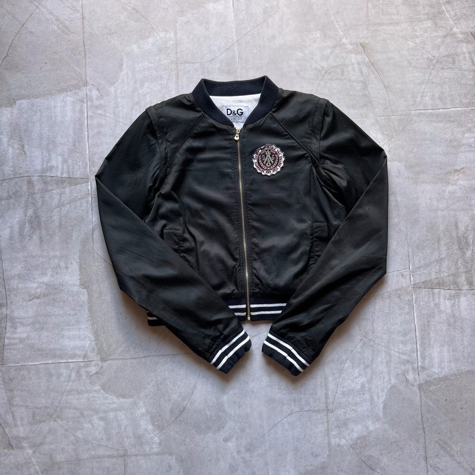 Dolce & Gabbana vintage Dolce & Gabbana bomber jacket two in one vest crop Size S / US 4 / IT 40 - 1 Thumbnail