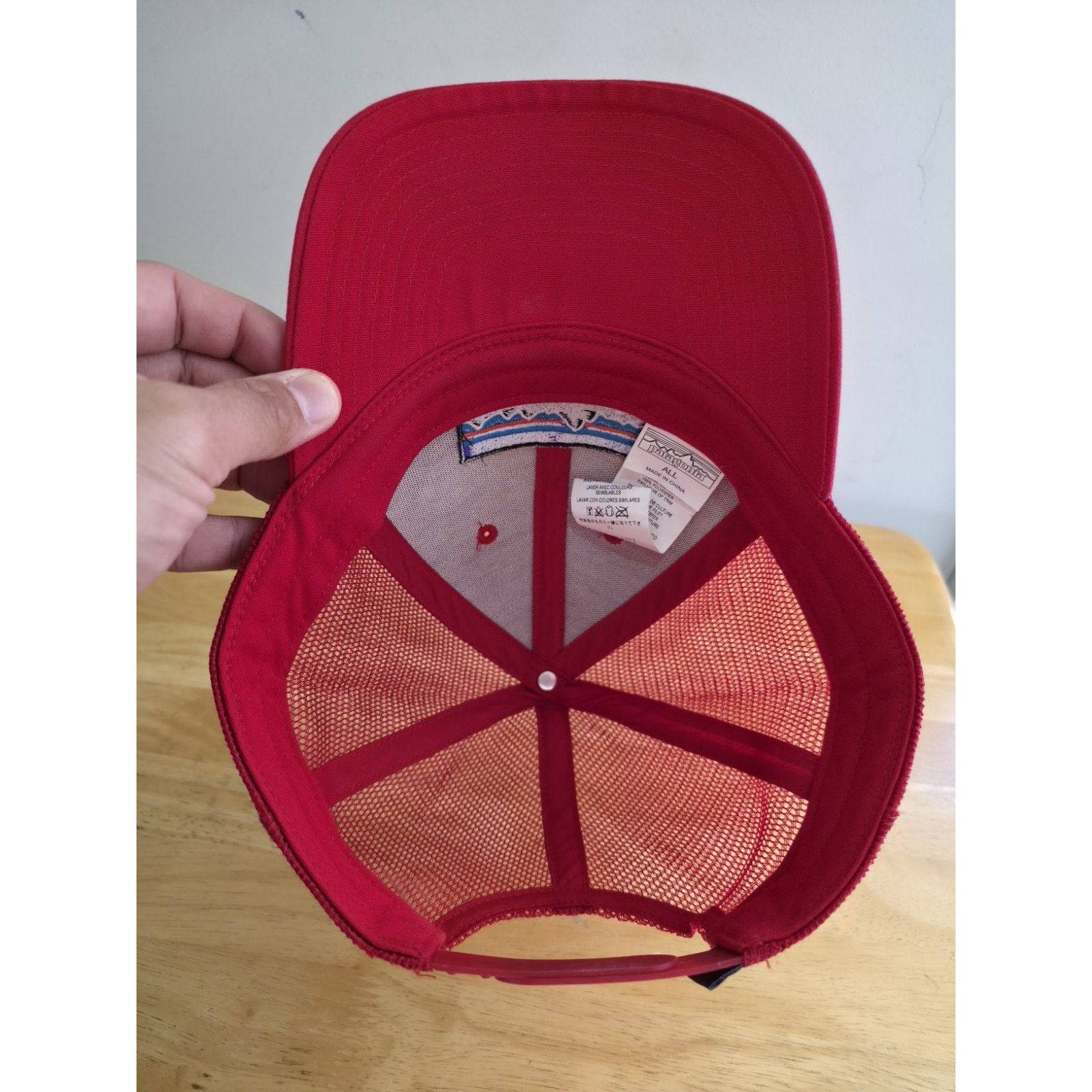 Patagonia Patagonia Snapback Trucker Hat Red One Size Adjustable Mesh Size ONE SIZE - 5 Thumbnail