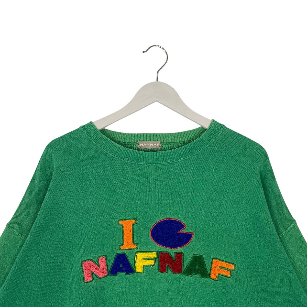 Other Vintage 90s Naf Naf Paris Sweatshirt Crewneck Big Logo Size US L / EU 52-54 / 3 - 4 Thumbnail