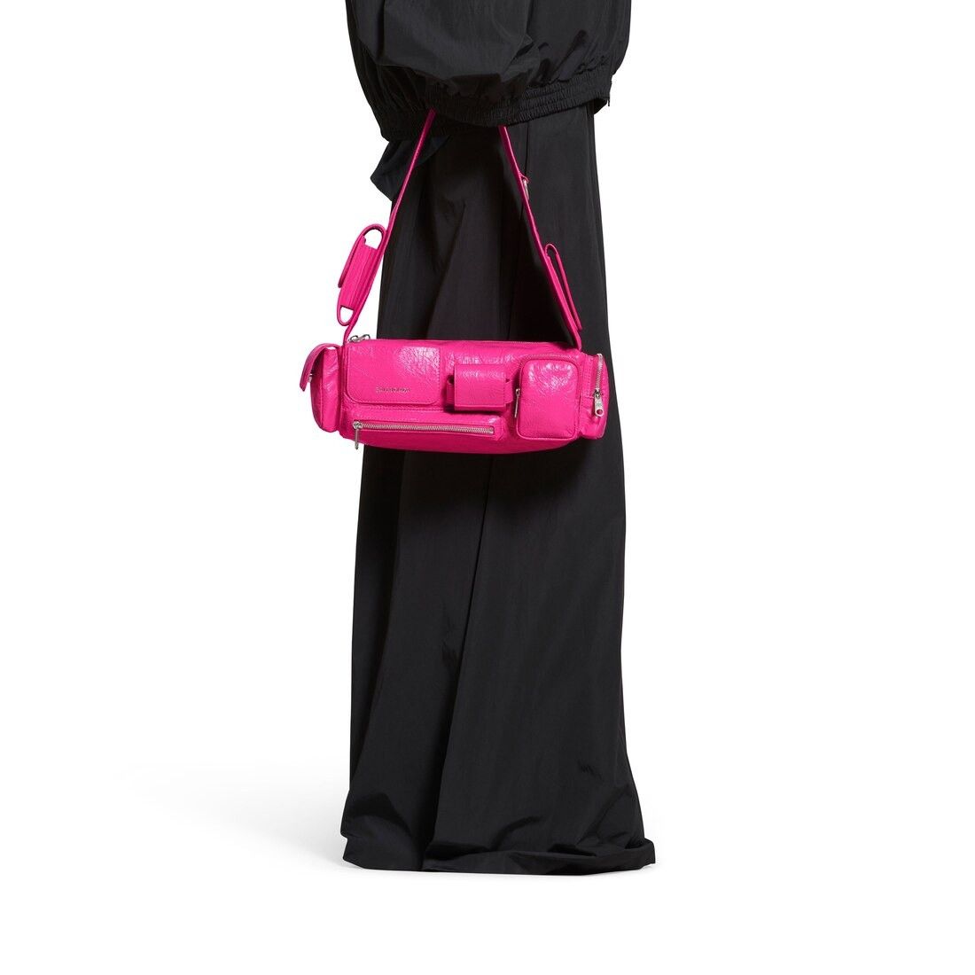 Balenciaga o1bcso1str0625 Size: OS / Superbusy XS Sling Bag in Pink Size ONE SIZE - 3 Thumbnail