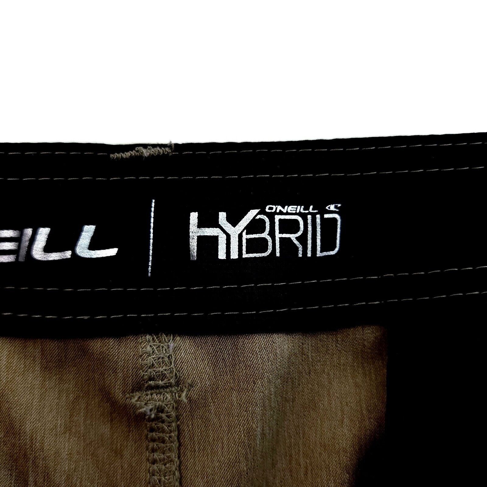 O'Neill O'Neill Hybrid Tan High Rise Polyester Elastane Shorts 42/11 Size US 42 / EU 58 - 7 Thumbnail