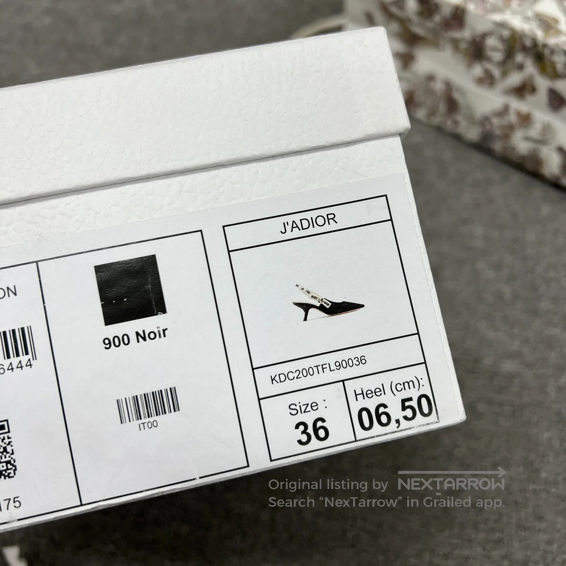 Dior Dior Letter slogan ribbon: Black kitten and high heels| Size US 5.5 / IT 35.5 - 9 Thumbnail