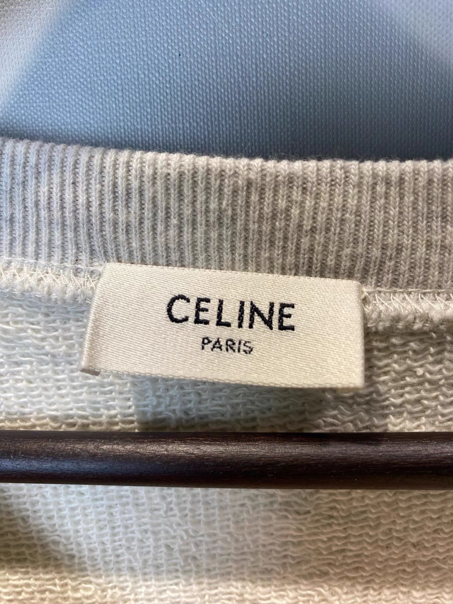 Celine Celine Triomphe Big Logo Pullover Sweatshirt K36 Size M / US 6-8 / IT 42-44 - 3 Thumbnail