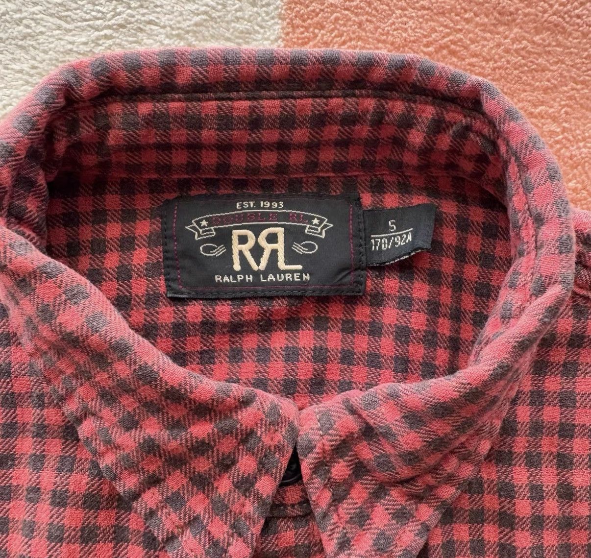 RRL Ralph Lauren RRL Ralph Lauren Double RL Cotton Linen Plaid Shirt K22 Size US S / EU 44-46 / 1 - 3 Thumbnail