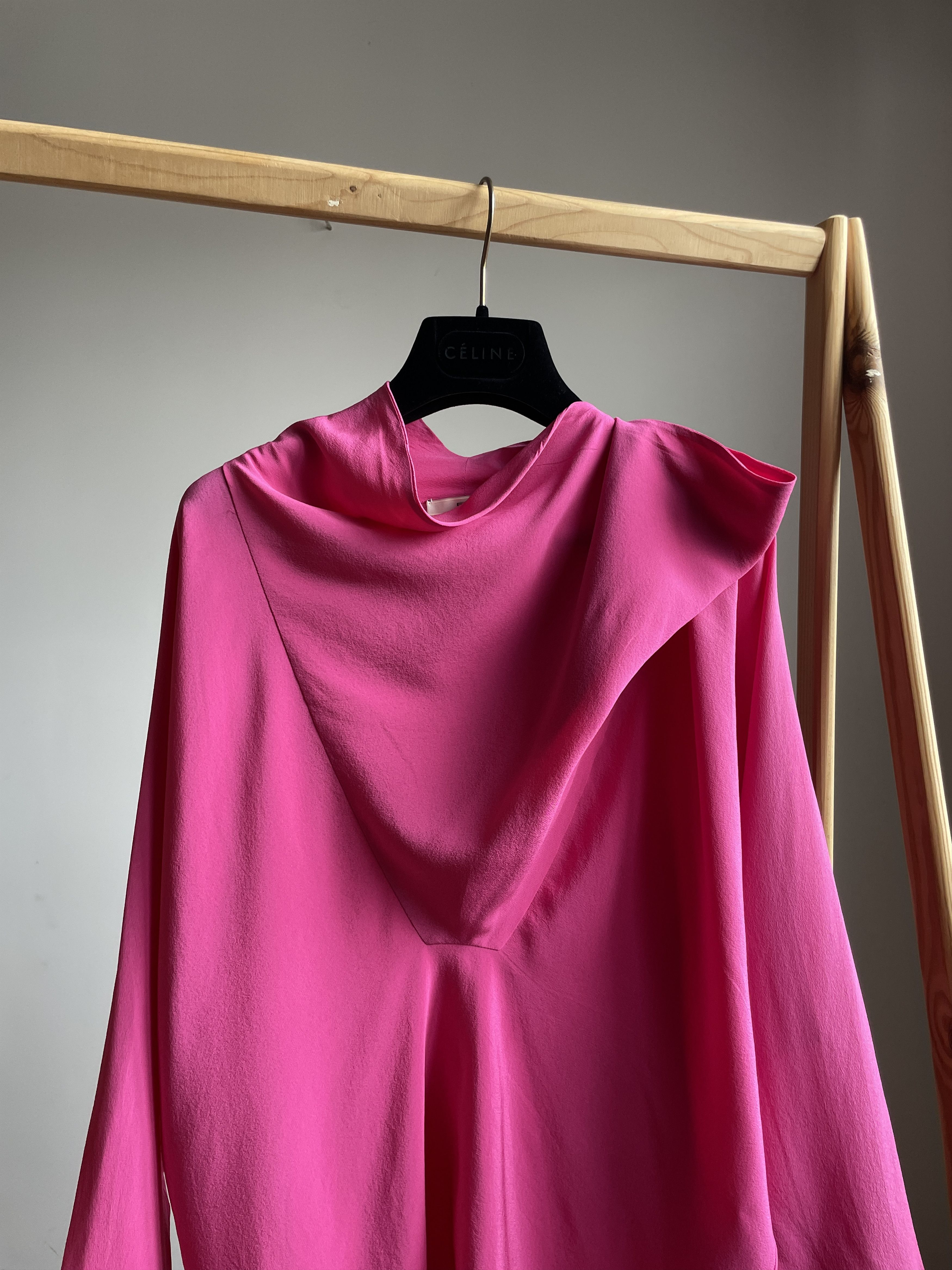 Etro Etro Waterfall Neck Silk Long Sleeve Blouse Size IT 44 Size M / US 6-8 / IT 42-44 - 3 Thumbnail