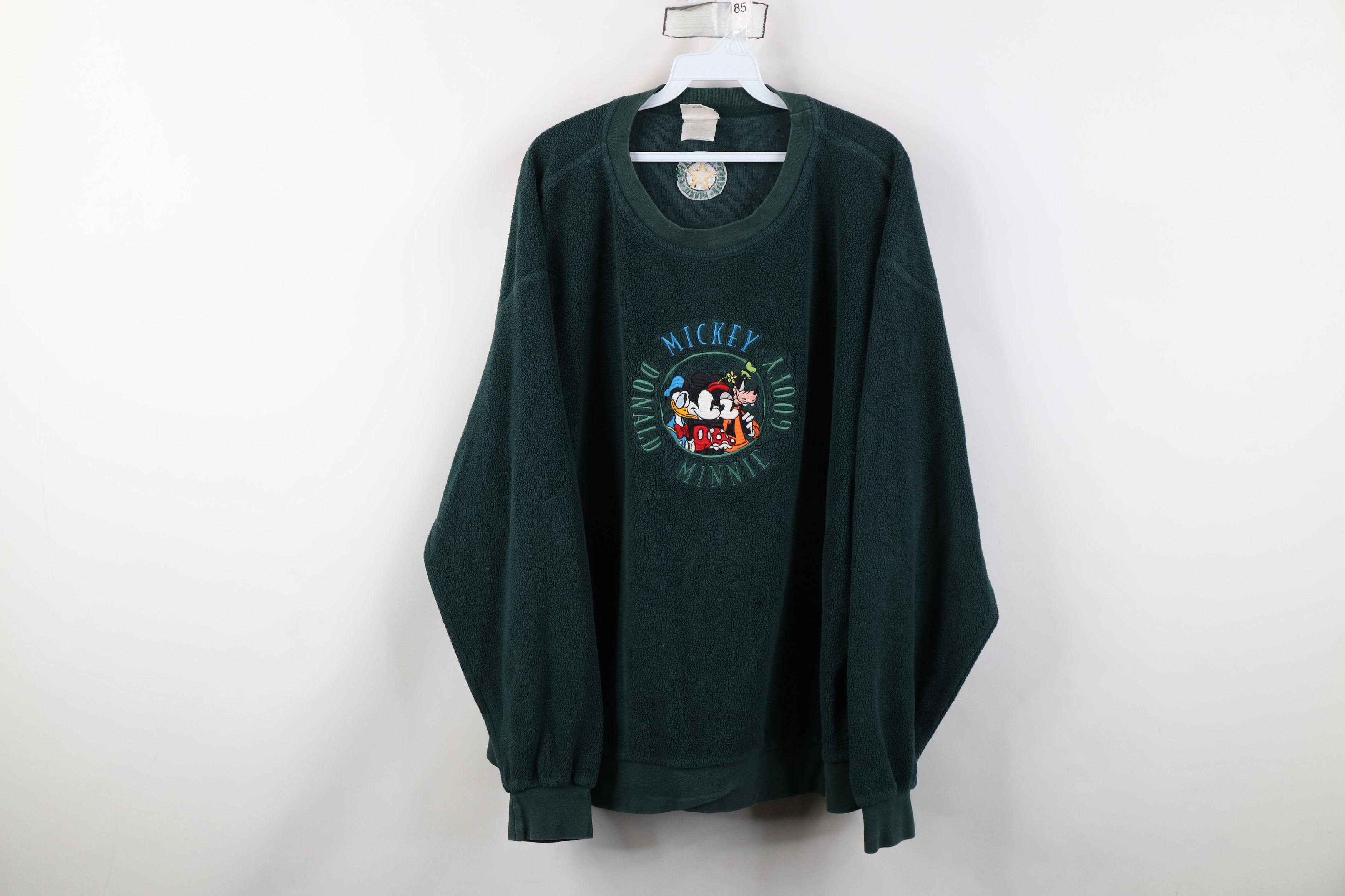 Disney Vintage 90s Disney Mickey Mouse Friends Fleece Sweatshirt Size US L / EU 52-54 / 3 - 1 Thumbnail