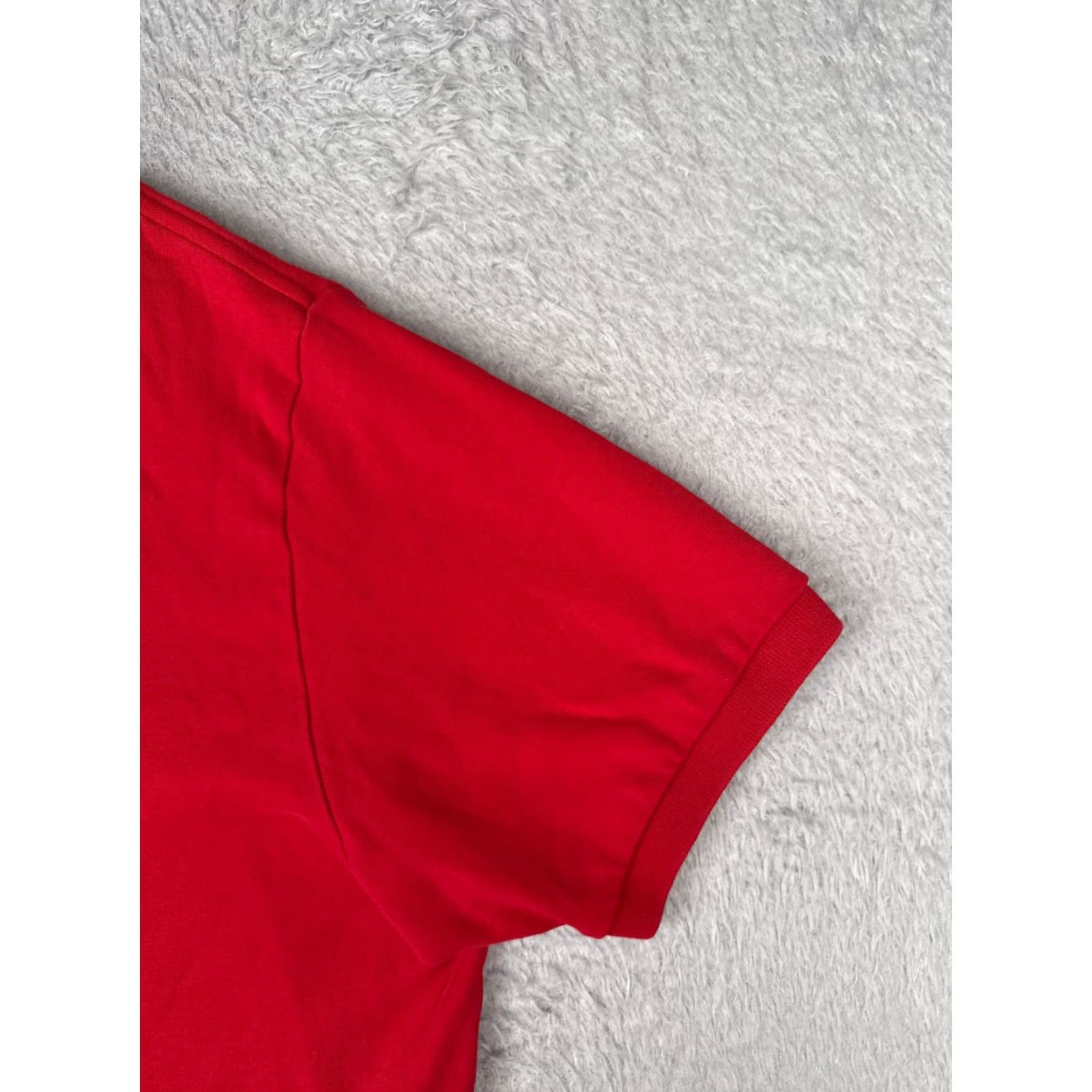 Ralph Lauren VINTAGE Ralph Lauren Polo Shirt Adult Large Red 100% Cotton Short Sleeve Golf Size US L / EU 52-54 / 3 - 2 Thumbnail