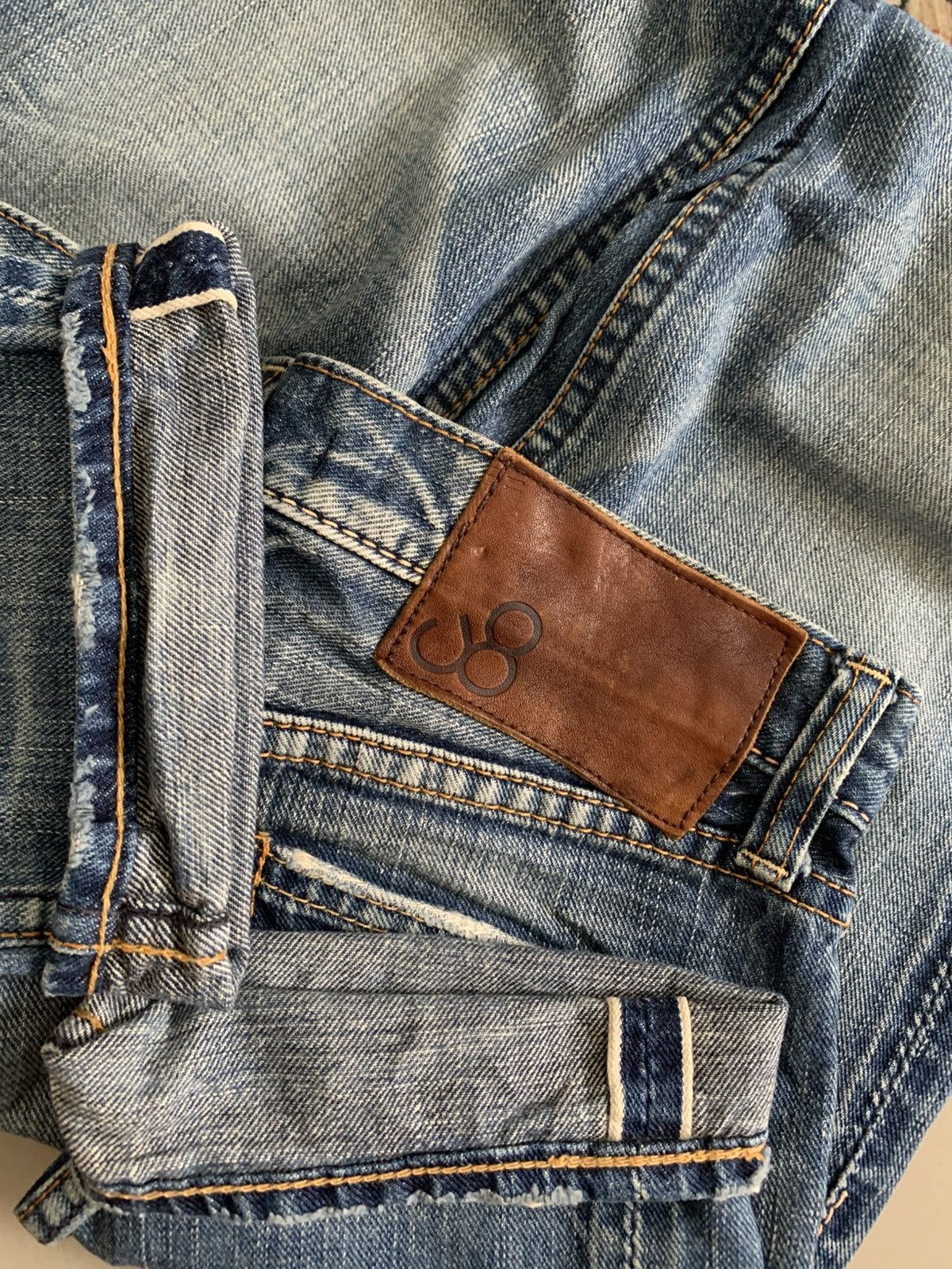 Japanese Brand Jonhbull Japan Reguler Redline Selvedge Faded Jeans Size US 30 / EU 46 - 7 Thumbnail