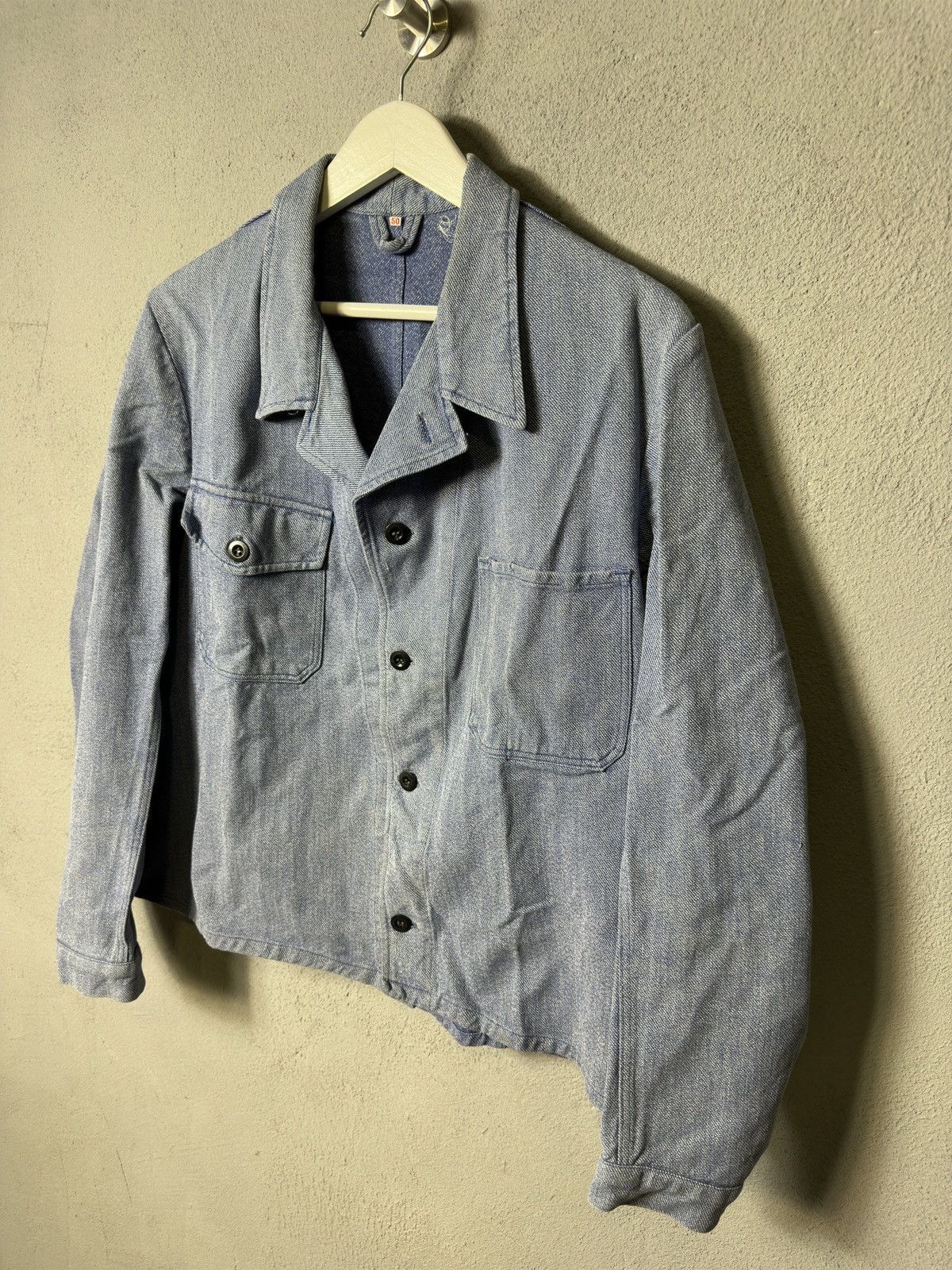 Le Laboureur × Vintage 80s Vintage Work Sanfor Jacket Size US M / EU 48-50 / 2 - 2 Thumbnail