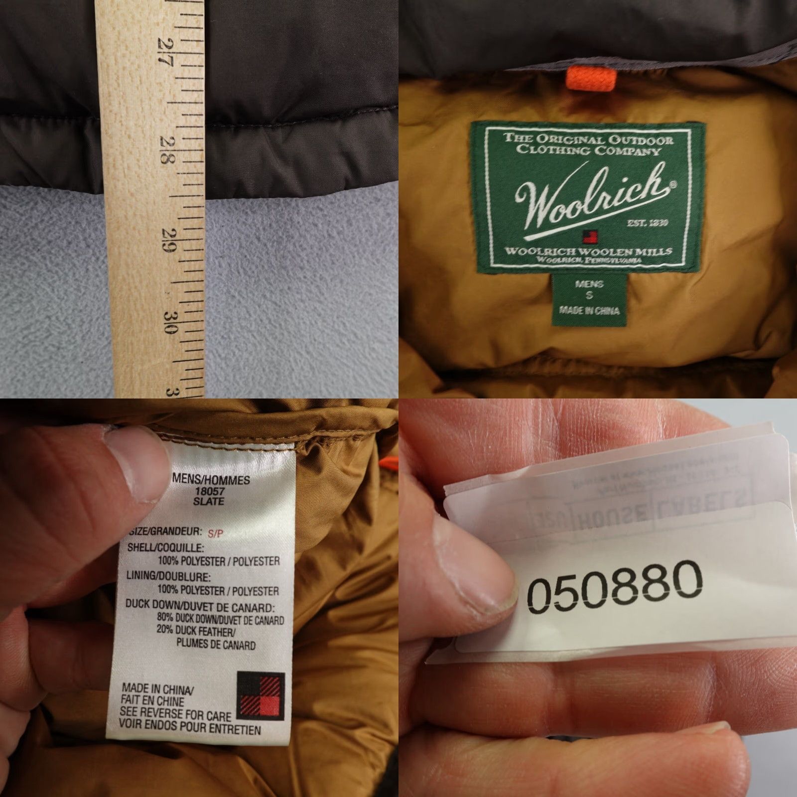 Vintage VINTAGE Woolrich Vest Mens Small Brown Puffer Down Zip Full Zip Quilted Outdoors Size US S / EU 44-46 / 1 - 8 Thumbnail