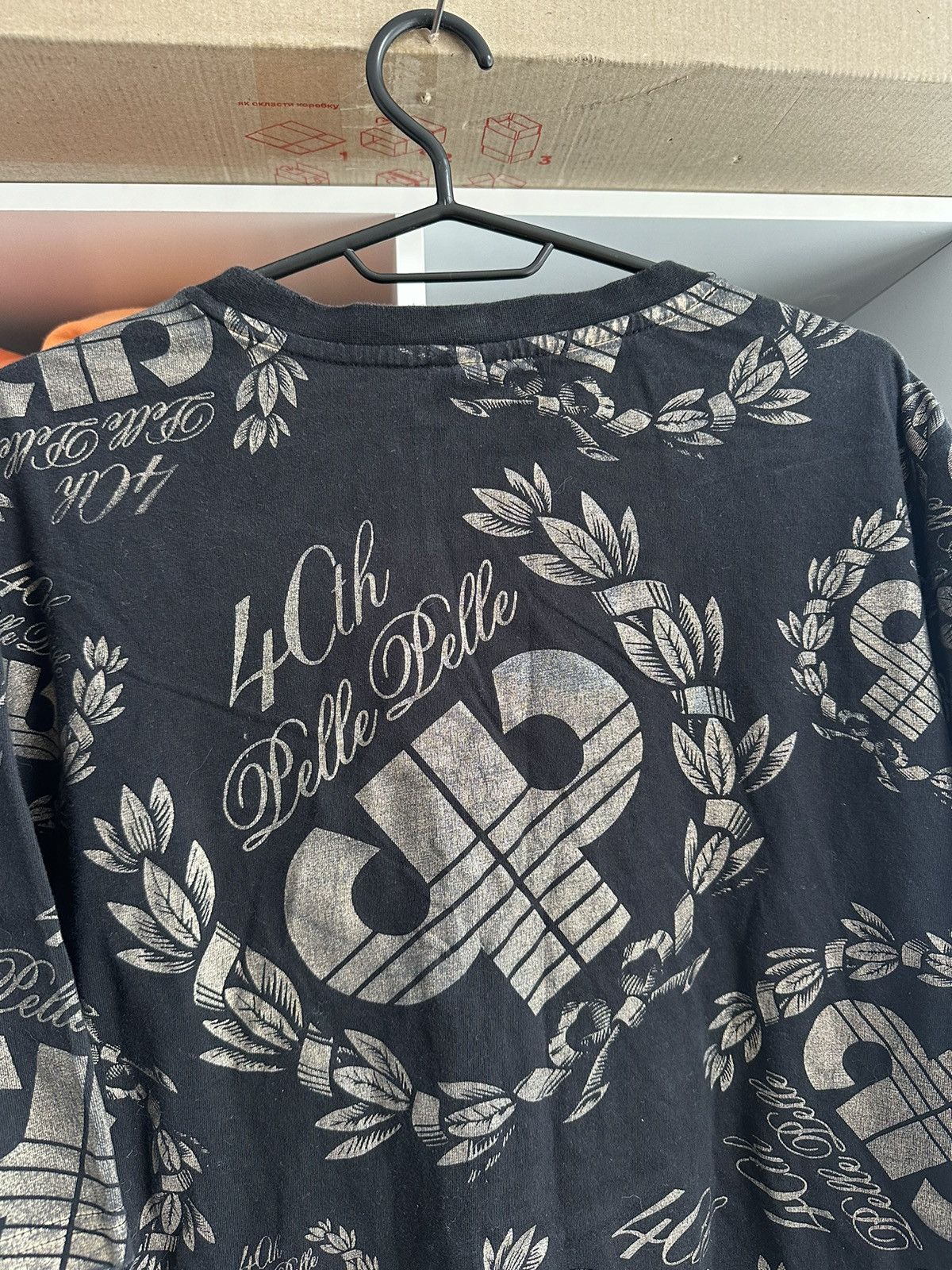 Marc Buchanan 🔥VINTAGE PELLE PELLE RAP OVER PRINTED T-SHIRT🔥 Size US XL / EU 56 / 4 - 7 Thumbnail