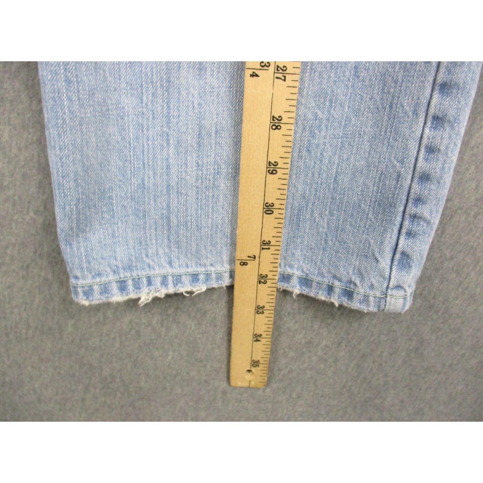 Buffalo David Bitton VINTAGE Buffalo David Bitton Banker Jeans Mens 34 Straight Leg Frayed Hem Blue Denim 34 Mens Jeans Size US 34 / EU 50 - 6 Thumbnail
