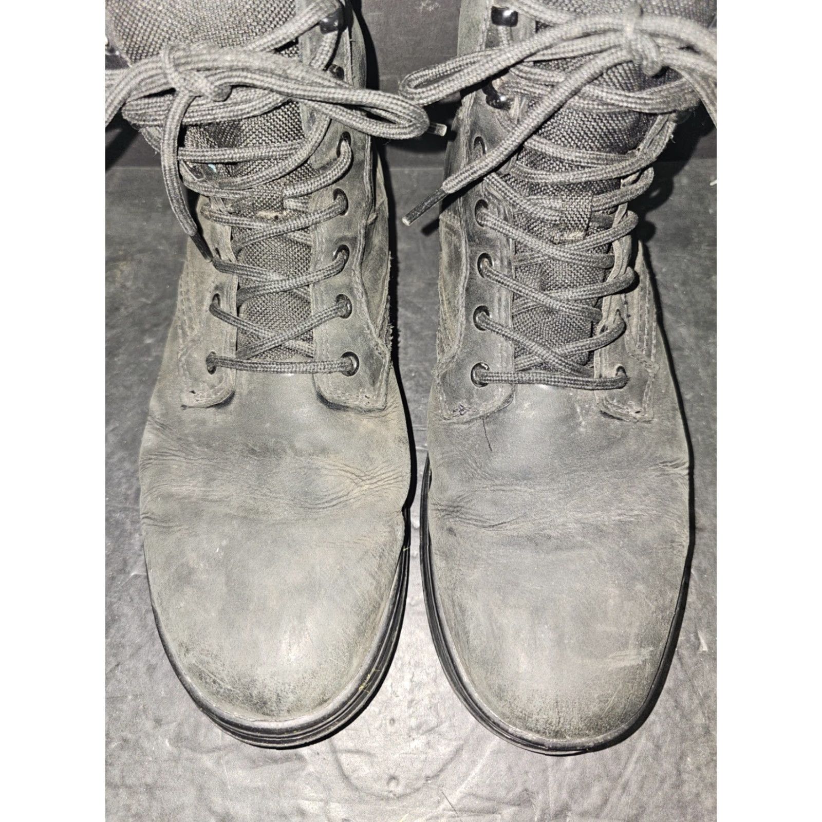 Dr. Martens VINTAGE Dr. Martens Iowa WP Black Padded Work Boots Mens 11 Womens 12 Doc's Combat 90s Punk Boots Size US 10 / IT 40 - 4 Thumbnail