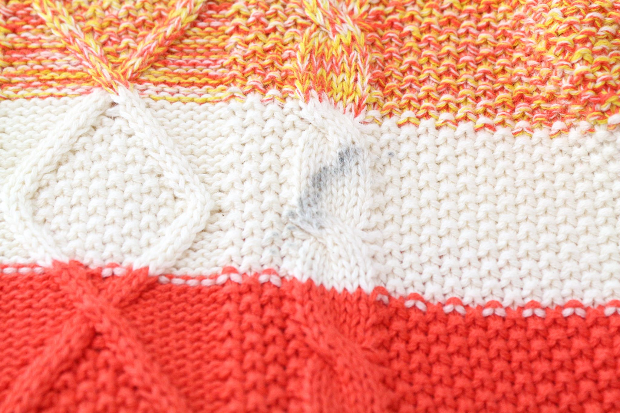 Scotch & Soda AMS COUTURE M Orange Cotton Striped Knit Jumper 74406 Size US M / EU 48-50 / 2 - 10 Thumbnail