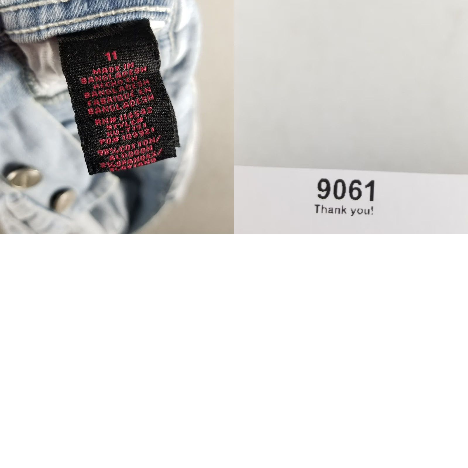 Vintage Dollhouse Shortalls Light Wash Denim Short Overalls Womens 11 Distress Streetwear Denim One-Piece Shorts Sets Juniors Girls Mens Size 32" / US 10 / IT 46 - 9 Thumbnail