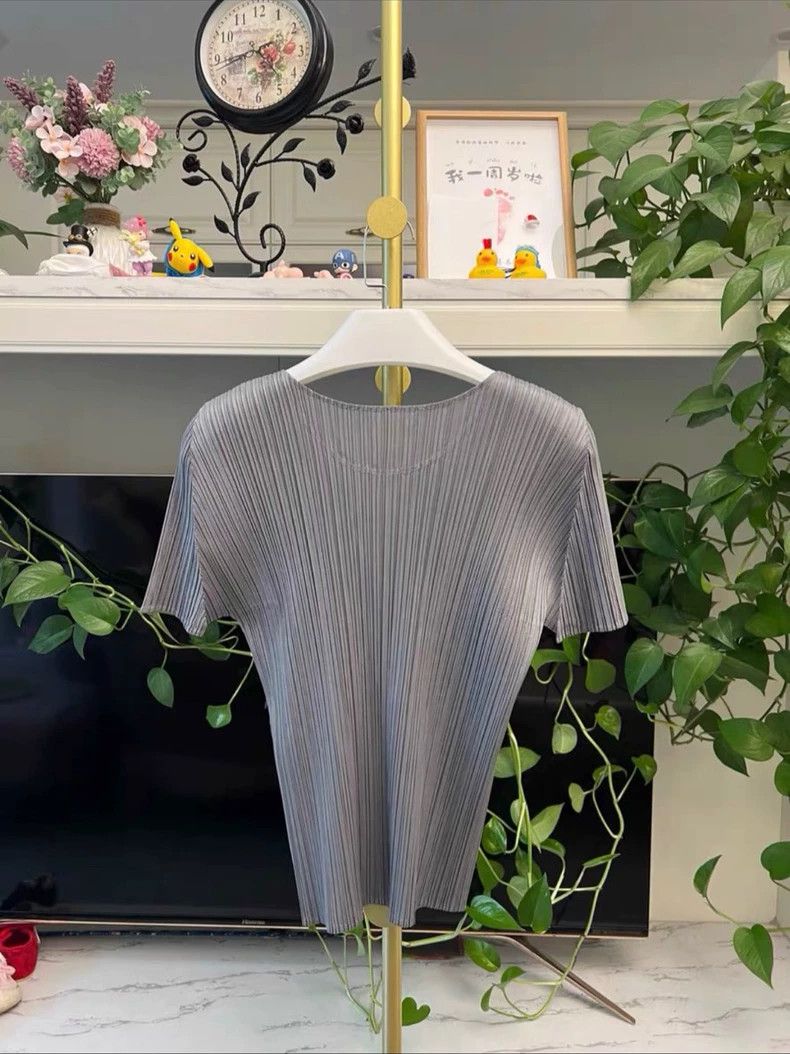 Issey Miyake issey miyake size:3 Dark grey short-sleeved shirt 2505-Nex Size XXS / US 00 / IT 34 - 5 Thumbnail