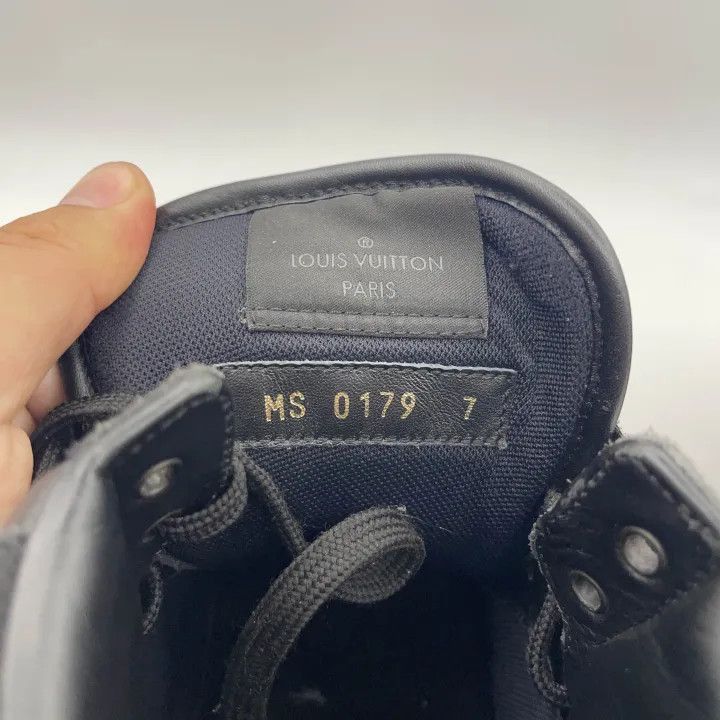 Louis Vuitton Louis Vuitton Rivoli High-Top Sneakers in Black -2508 Size US 8 / EU 41 - 5 Thumbnail