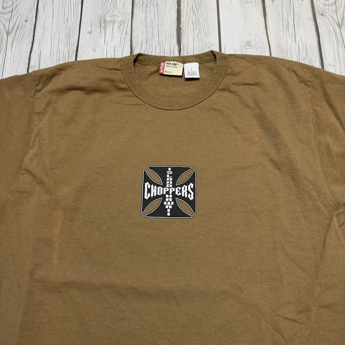 Levi's × Vintage Vintage Island Hawaii Choppers tee Size US L / EU 52-54 / 3 - 3 Thumbnail