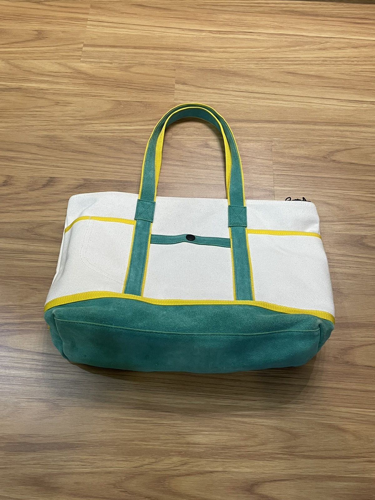 MasterPiece Masterpiece MSPC Japan Natural Suede Leather Hemp Cotton Bag Size ONE SIZE - 8 Thumbnail